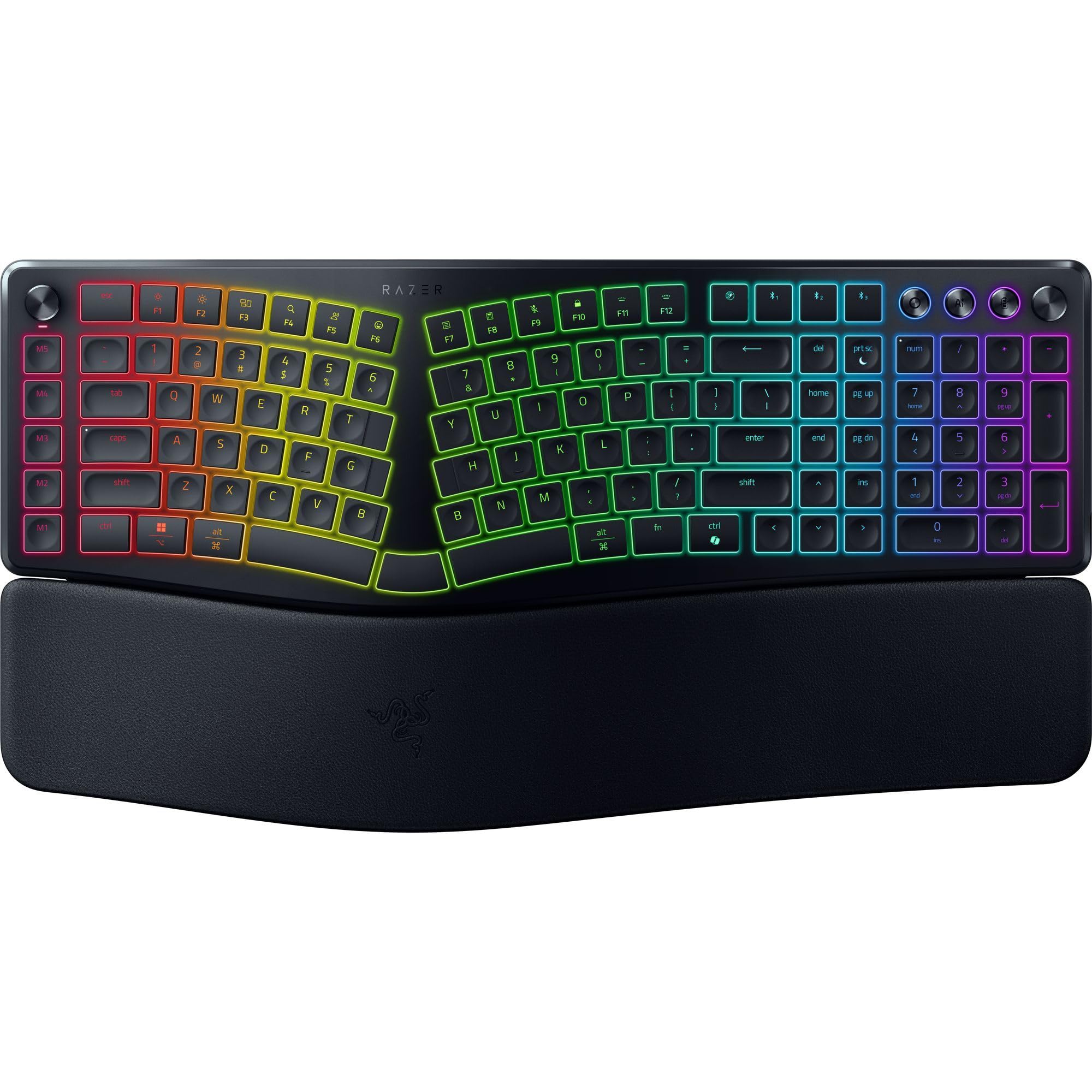 razer-pro-type-ergo-wireless-split-ergonomic-rgb-keyboard-adjustable-tilt-wrist- image 1