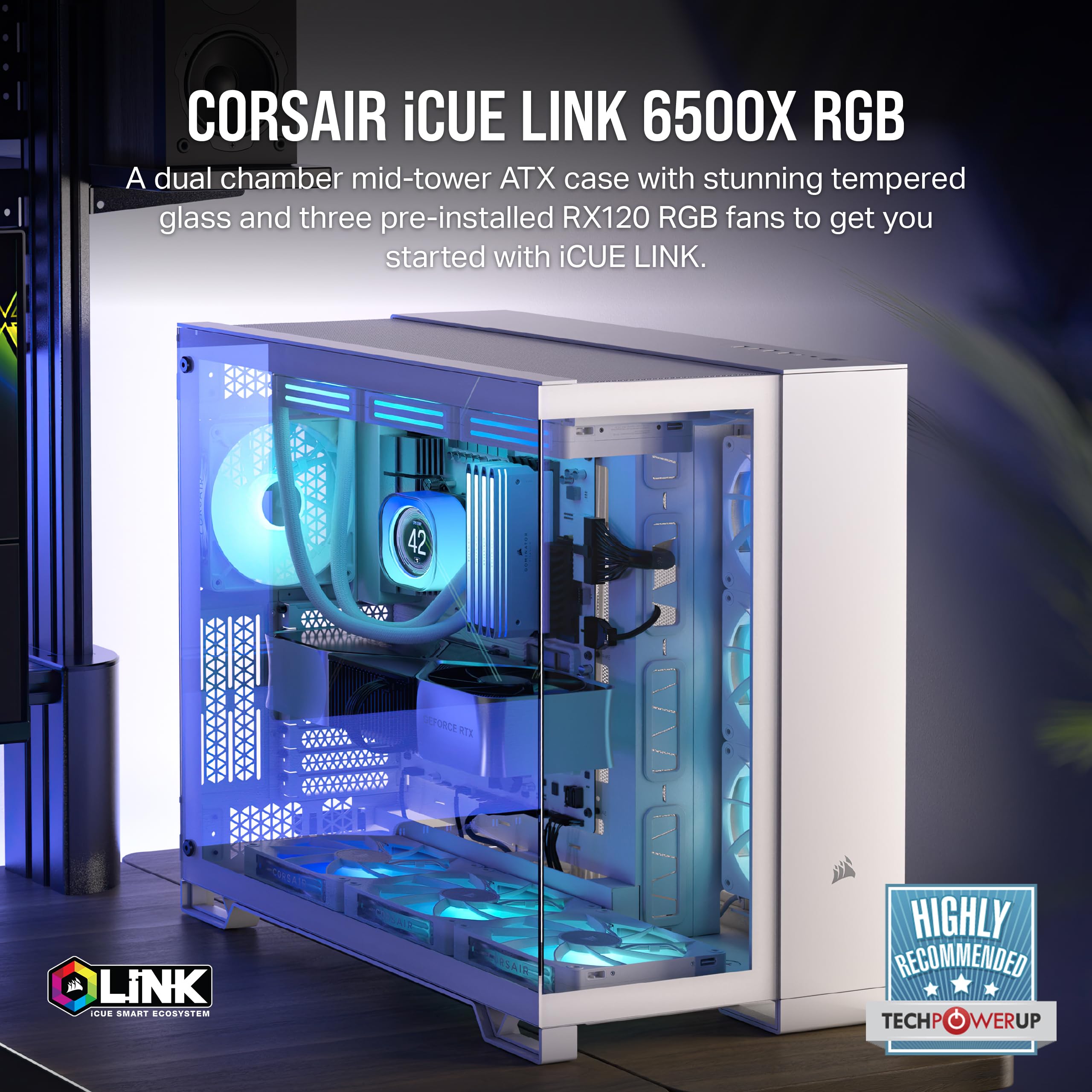 corsair-icue-link-6500x-rgb-mid-tower-atx-pc-case-panoramic-tempered-glass-rever image 2