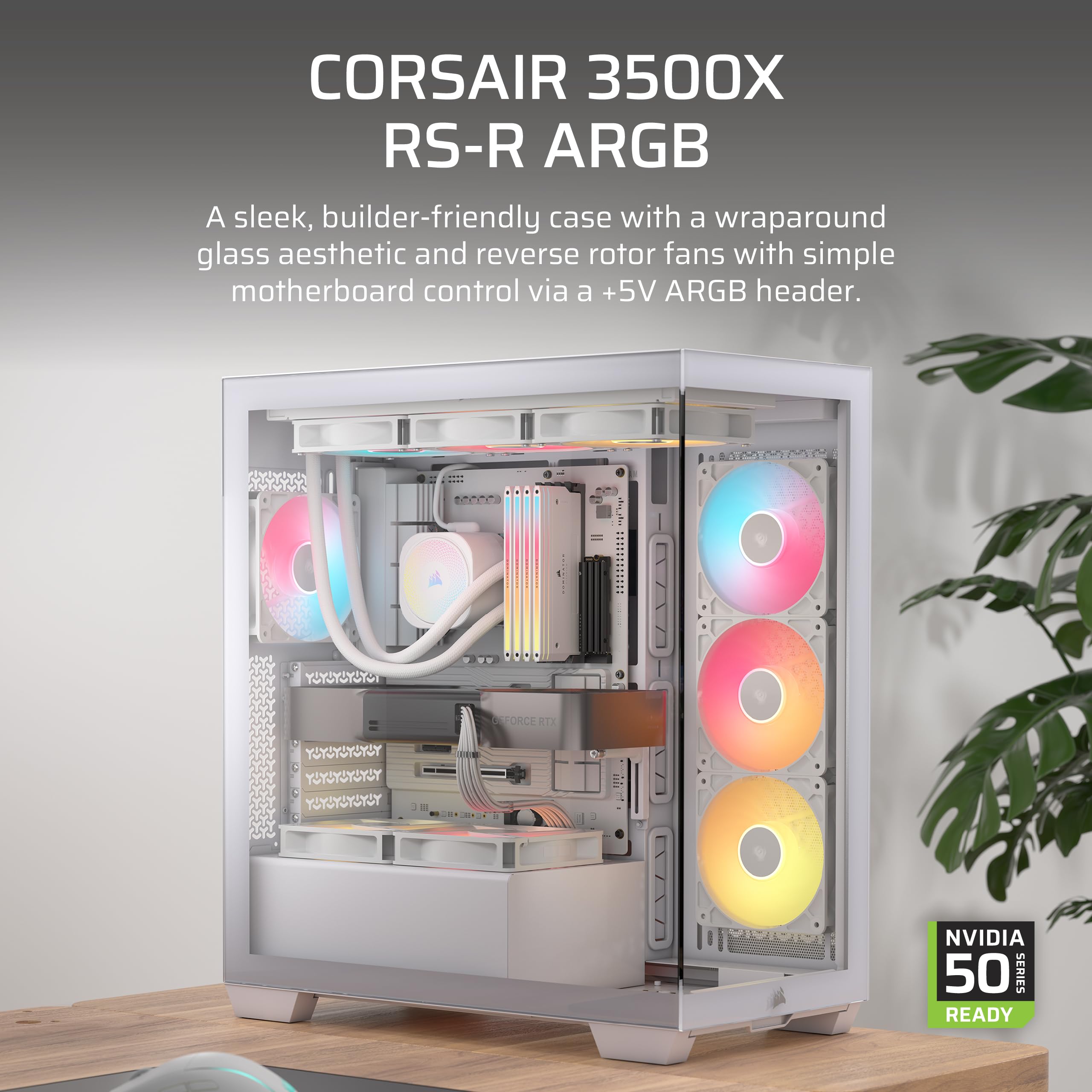 corsair-3500x-rs-argb-panoramic-mid-tower-pc-case-3-pre-installed-rs120-r-revers image 2
