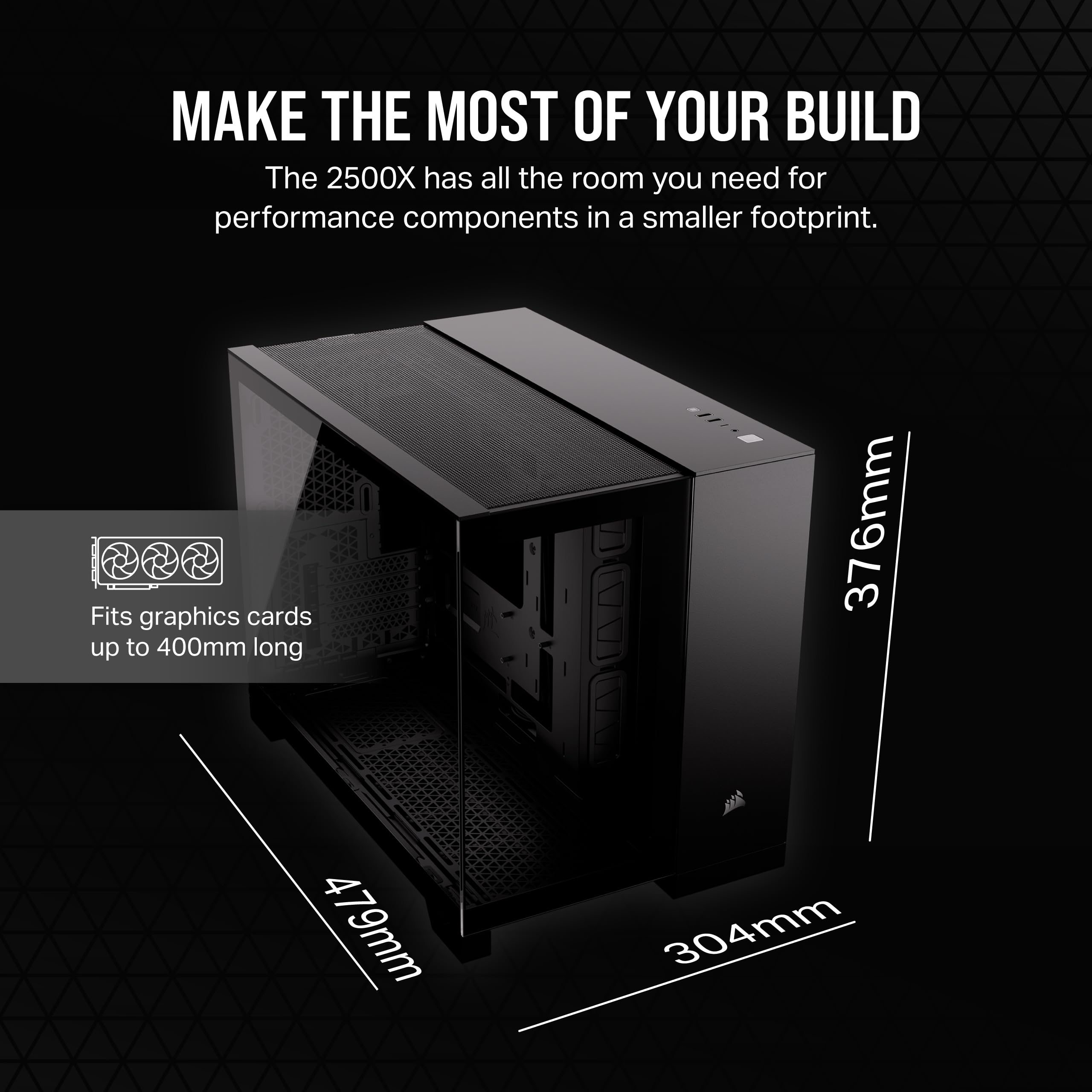 corsair-2500x-tempered-glass-matx-pc-case-black-dual-chamber-reverse-connection- image 6