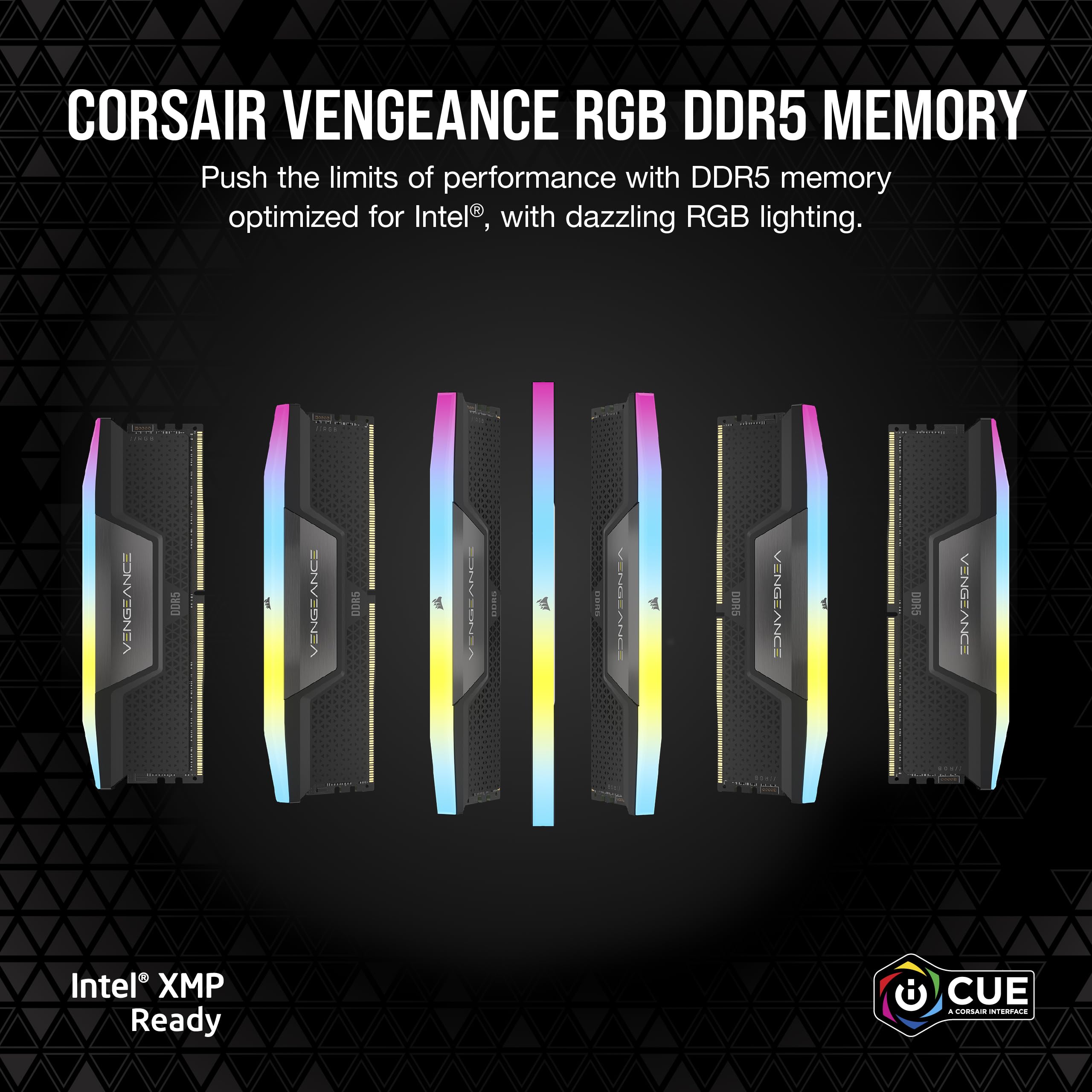 corsair-vengeance-rgb-ddr5-ram-16gb-1x16gb-5600mhz-cl40-intel-xmp-3-0-icue-compa image 2