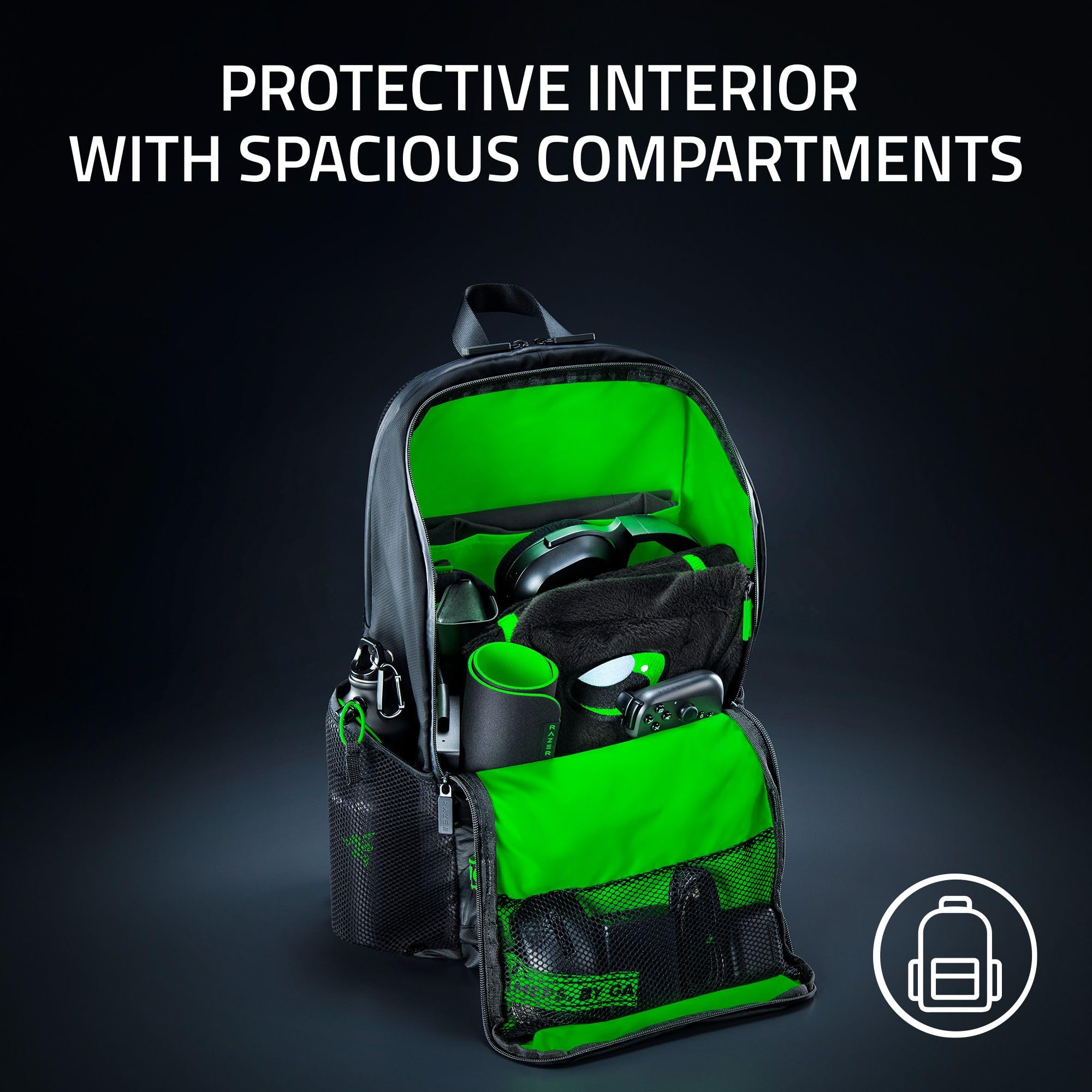 razer-scout-16-gaming-laptop-backpack-lightweight-water-resistant-carry-on image 3