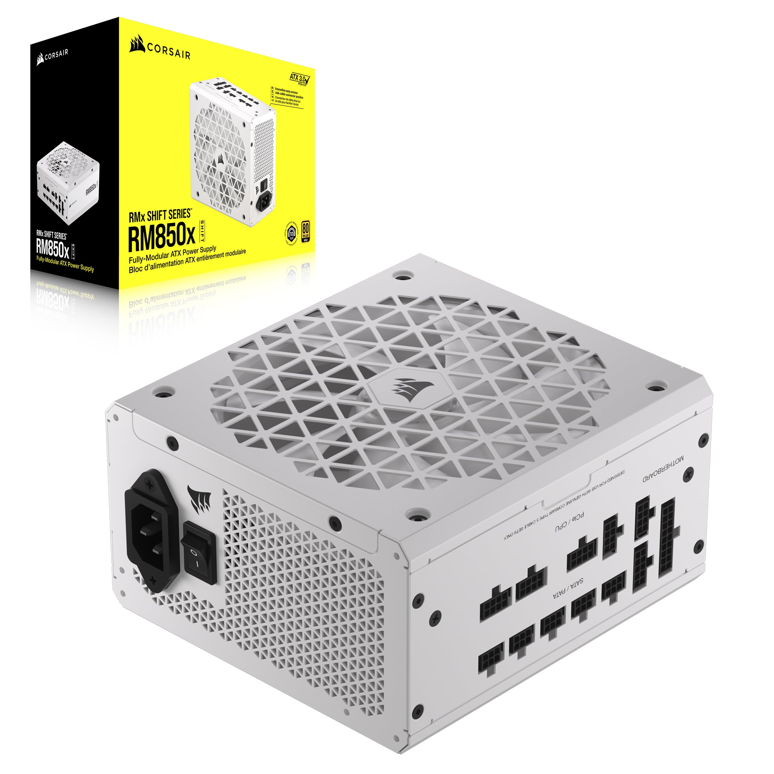 corsair-rm850x-shift-850w-fully-modular-atx-power-supply-white-atx-3-1-pcie-5-1 image 1
