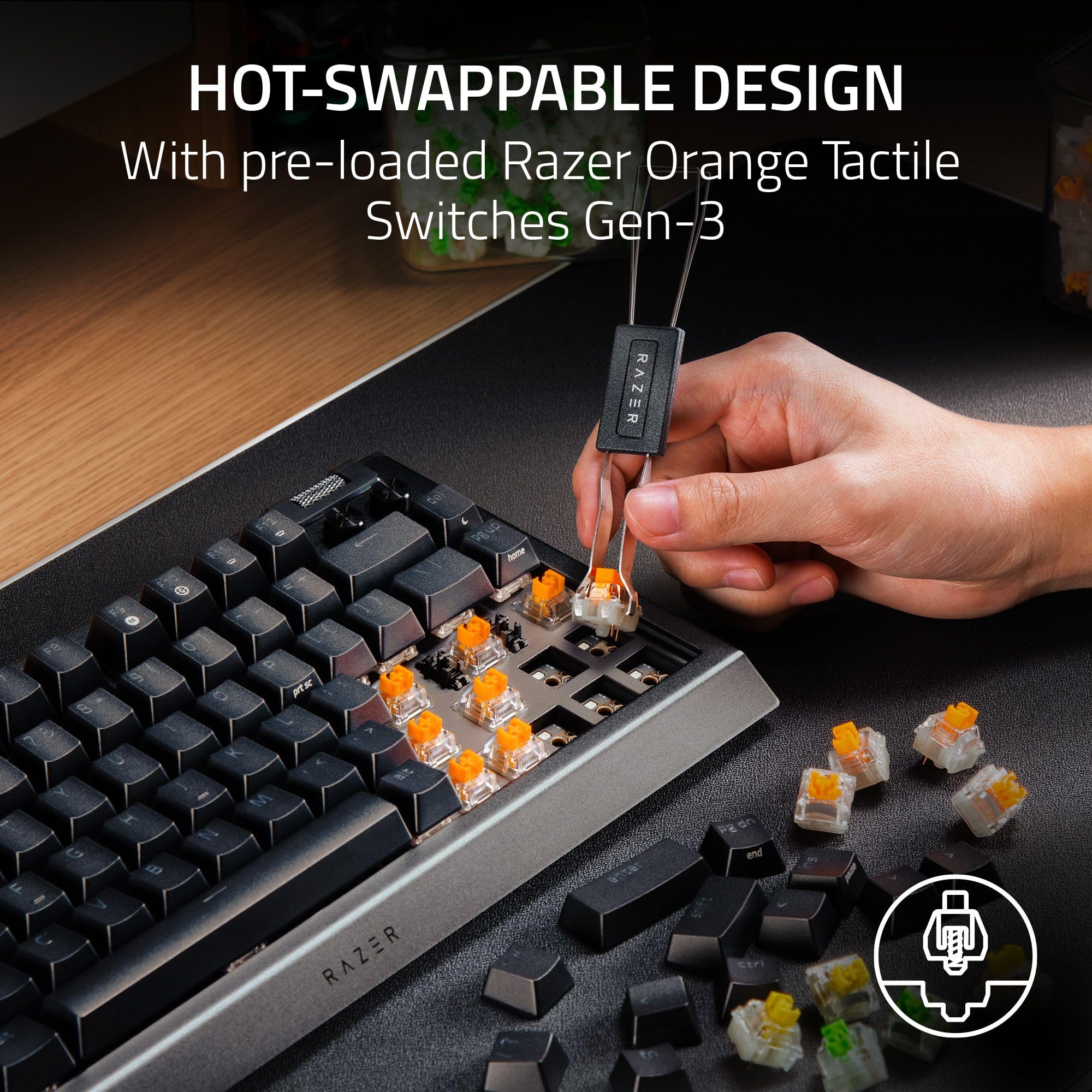 razer-blackwidow-v4-75-hot-swappable-mechanical-gaming-keyboard-compact-orange-t image 2
