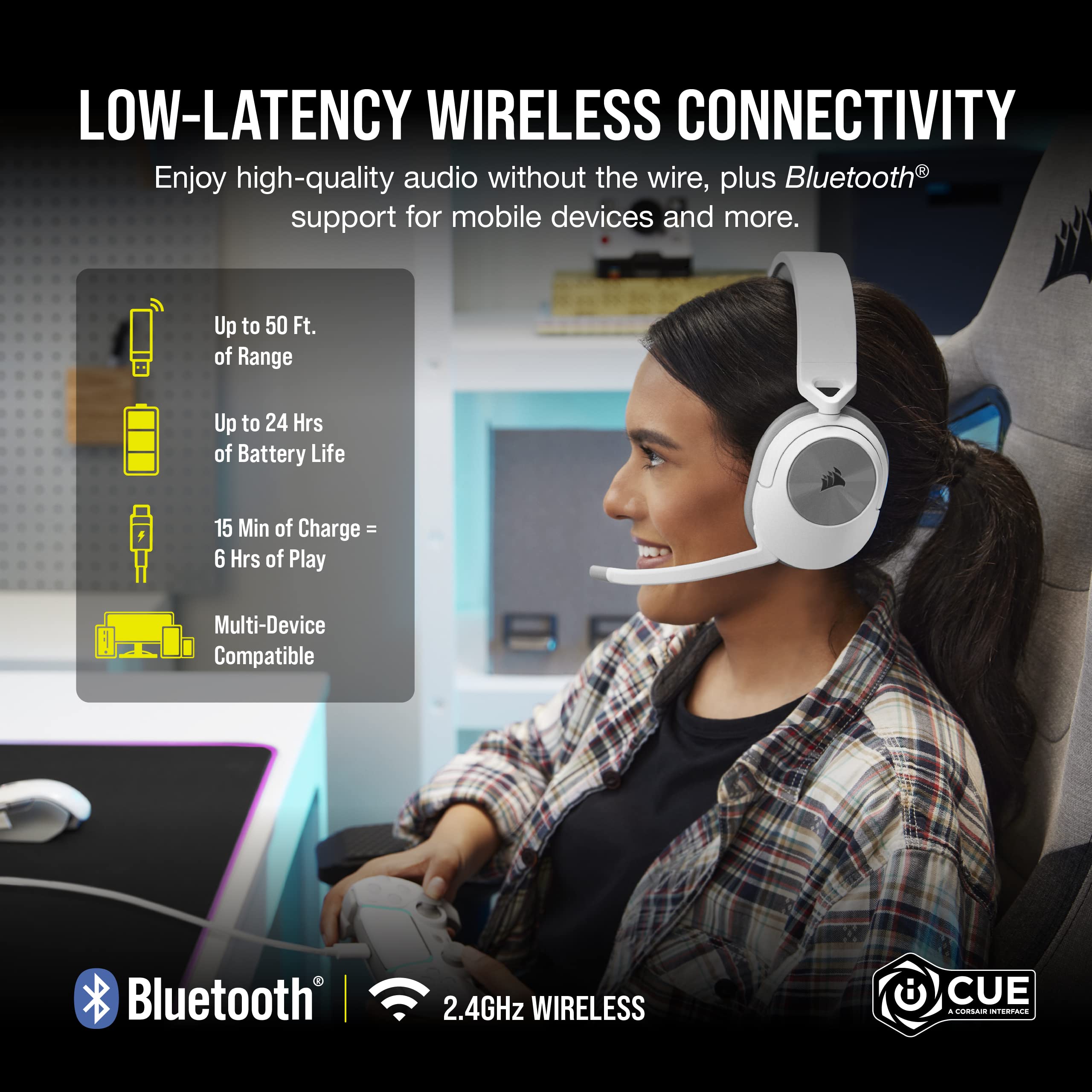 corsair-hs55-wireless-gaming-headset-with-bluetooth-white image 2