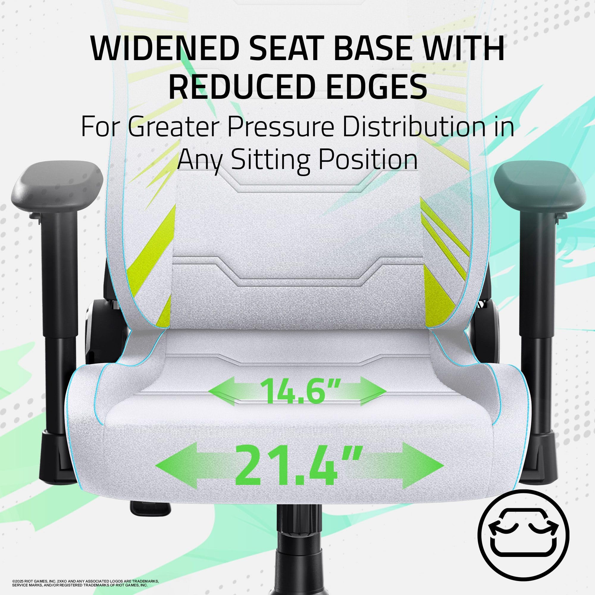 razer-iskur-v2-x-2xko-edition-ergonomic-gaming-chair-with-built-in-lumbar-suppor image 4