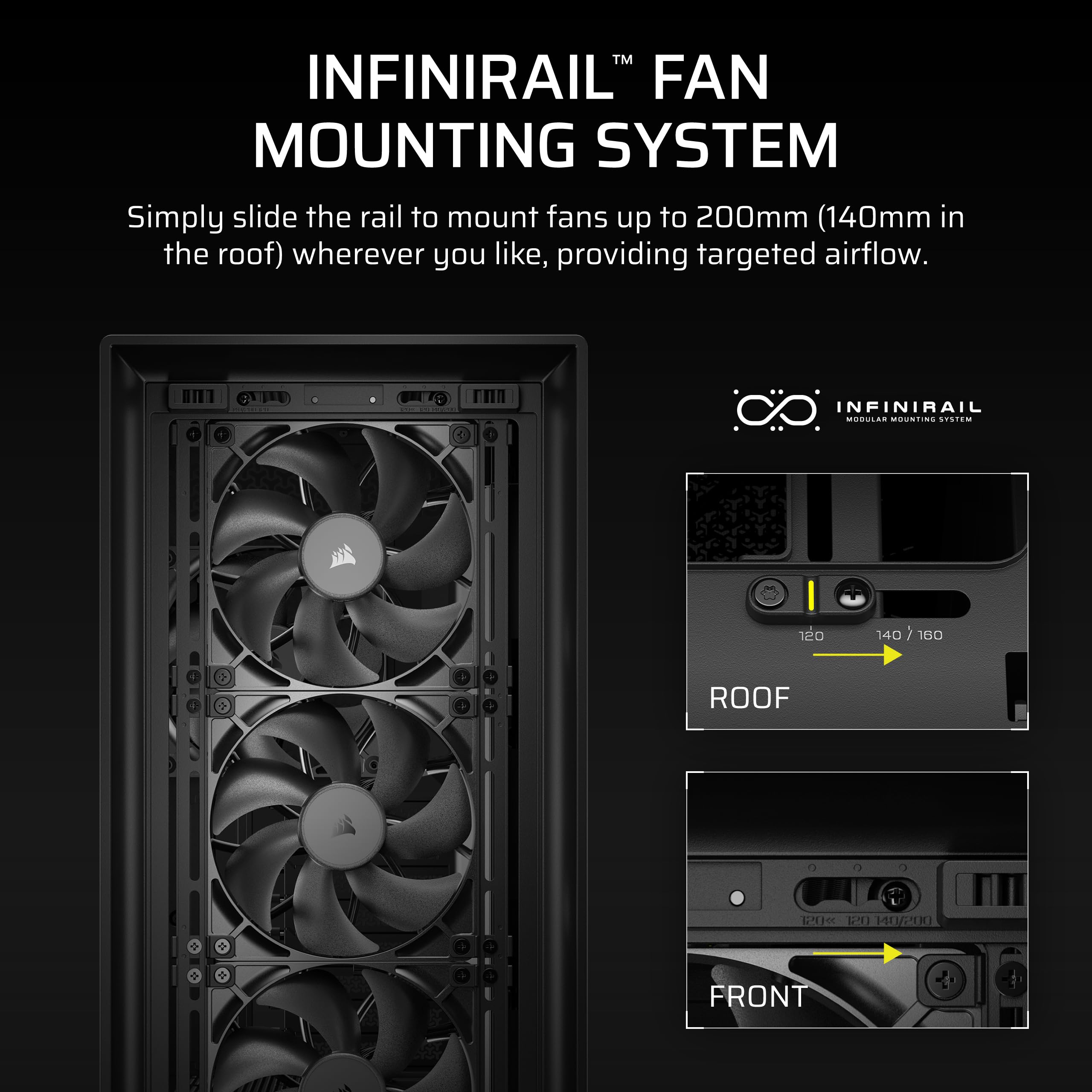 corsair-frame-5000d-rs-modular-high-airflow-mid-tower-pc-case-4x-rs-fans-infinir image 5