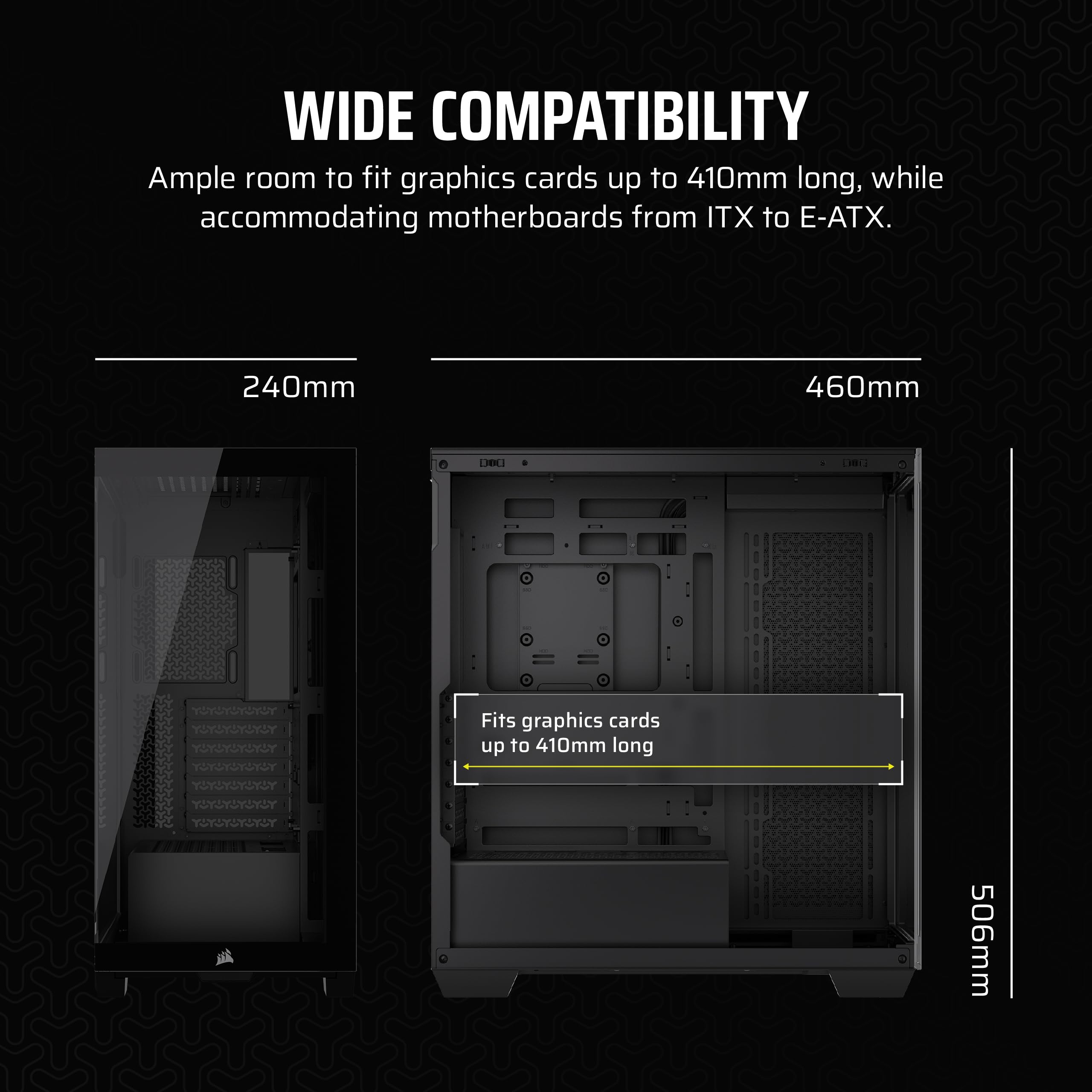 corsair-3500x-mid-tower-atx-pc-case-with-panoramic-tempered-glass-reverse-connec image 7