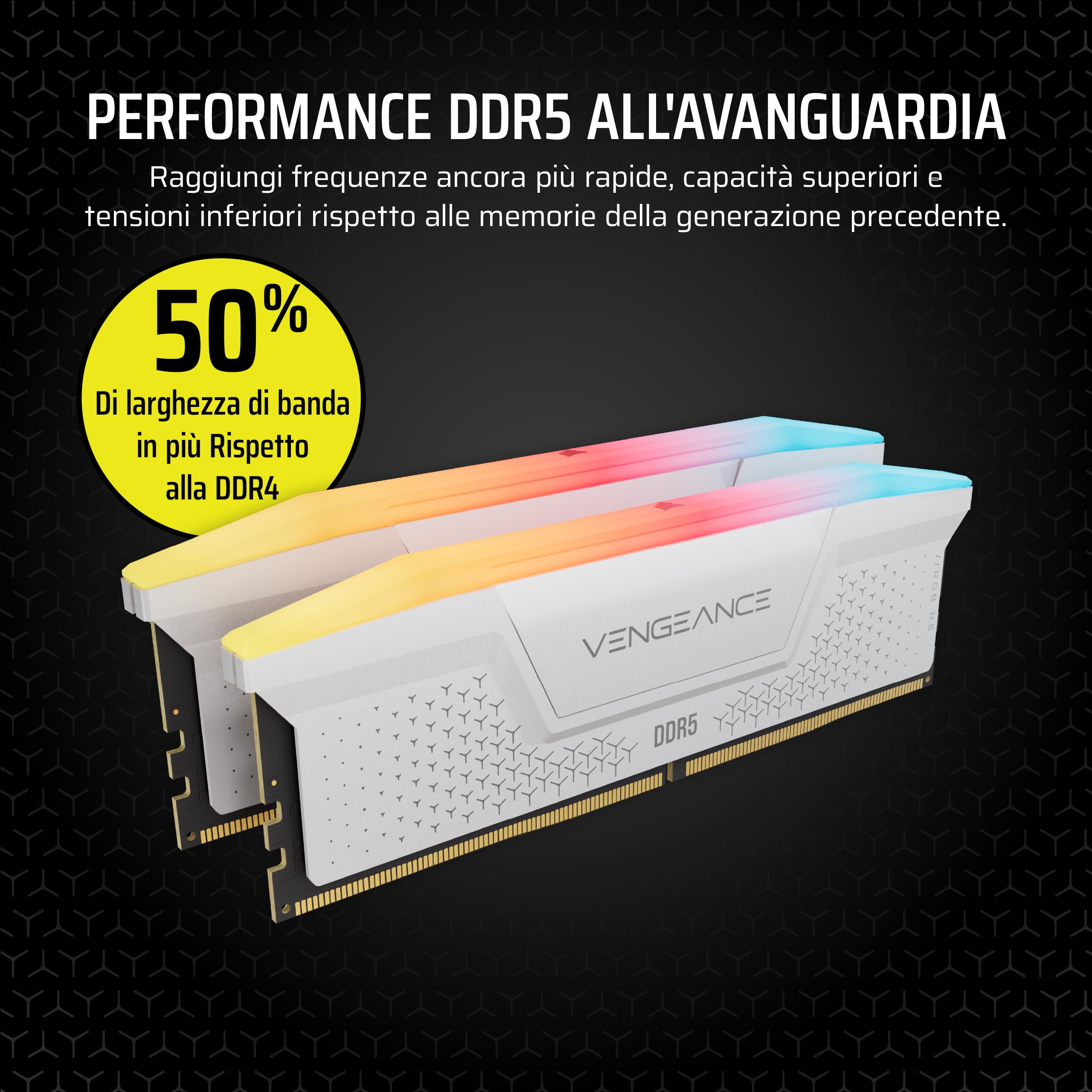 corsair-vengeance-rgb-rs-ddr5-16gb-2x8gb-5200mhz-white image 3