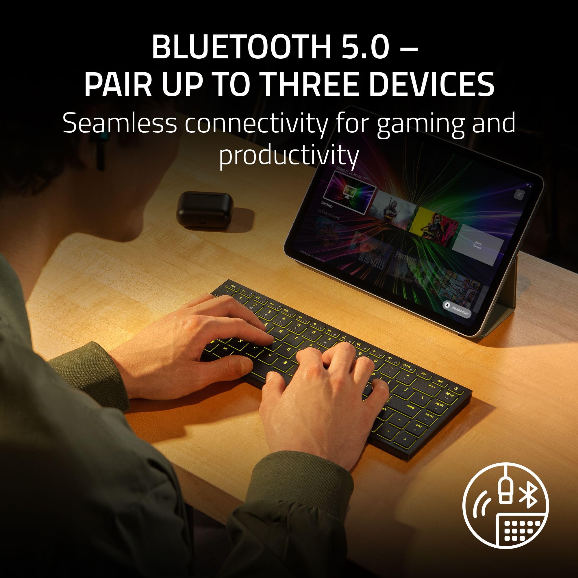 razer-joro-wireless-gaming-keyboard-compact-75-low-profile-bluetooth-5-0-usb-c-r image 6