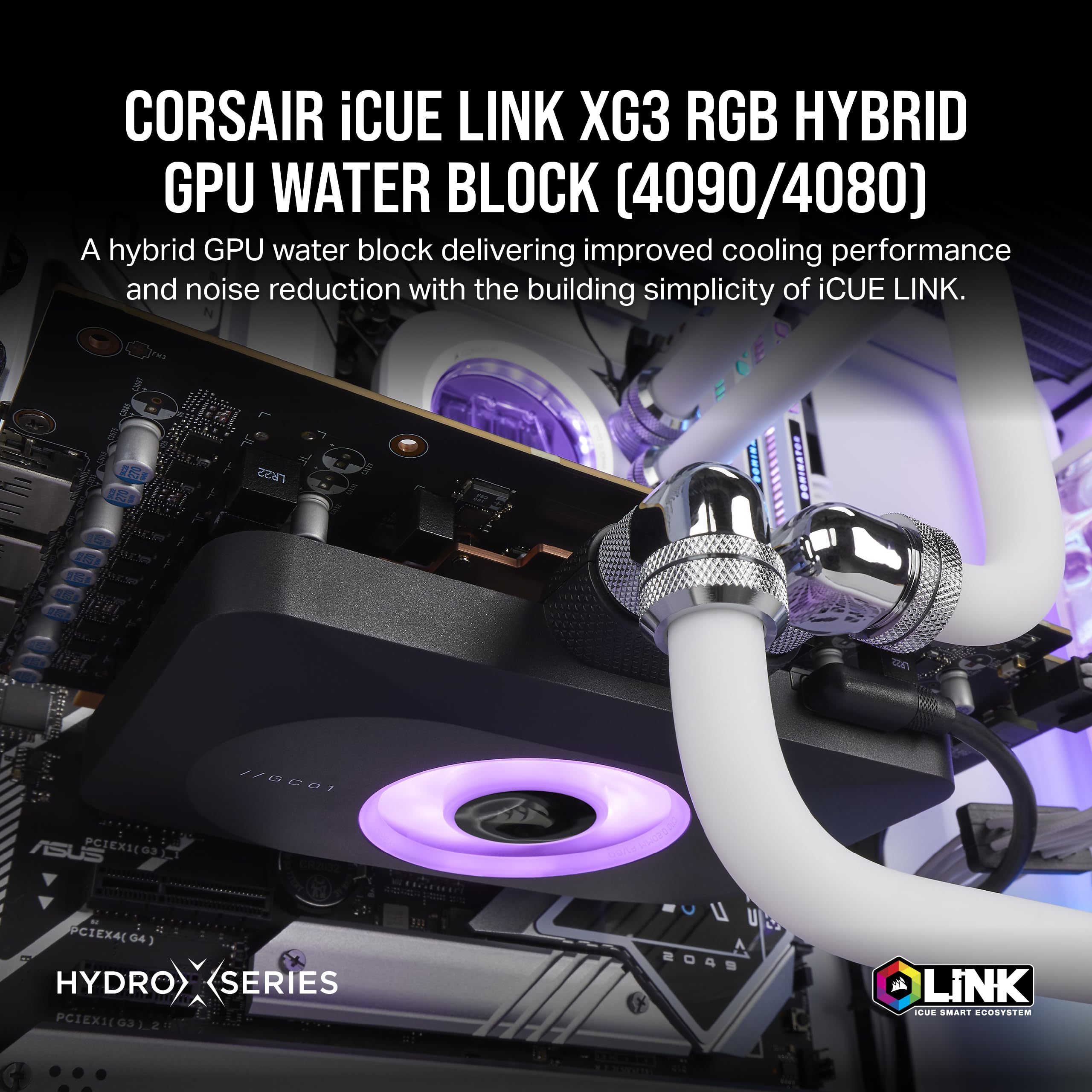 corsair-icue-link-xg3-rgb-hybrid-gpu-water-block-black-compatible-with-rtx-4090- image 2