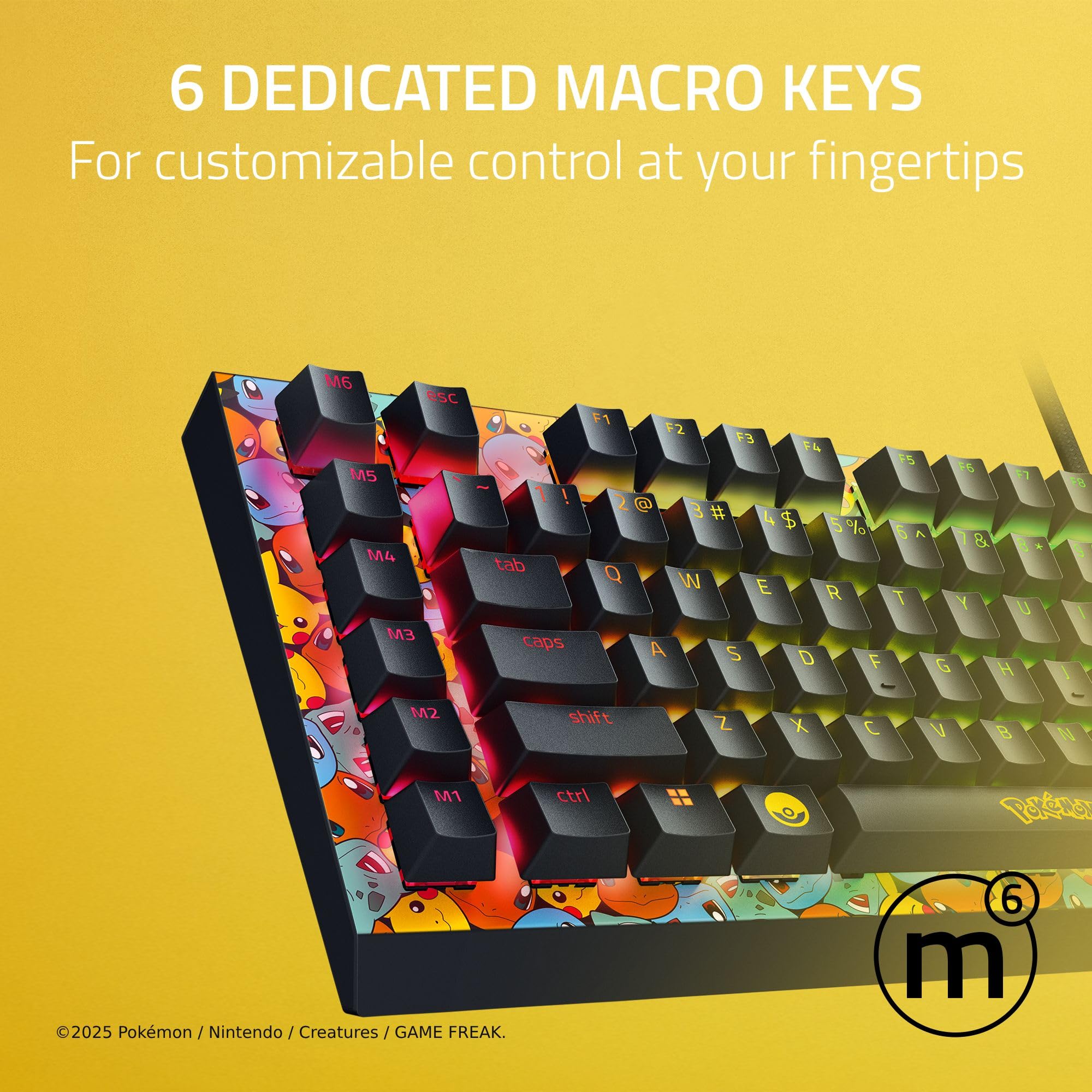razer-blackwidow-v4-x-mechanical-gaming-keyboard-pok-mon-edition-green-clicky-sw image 4