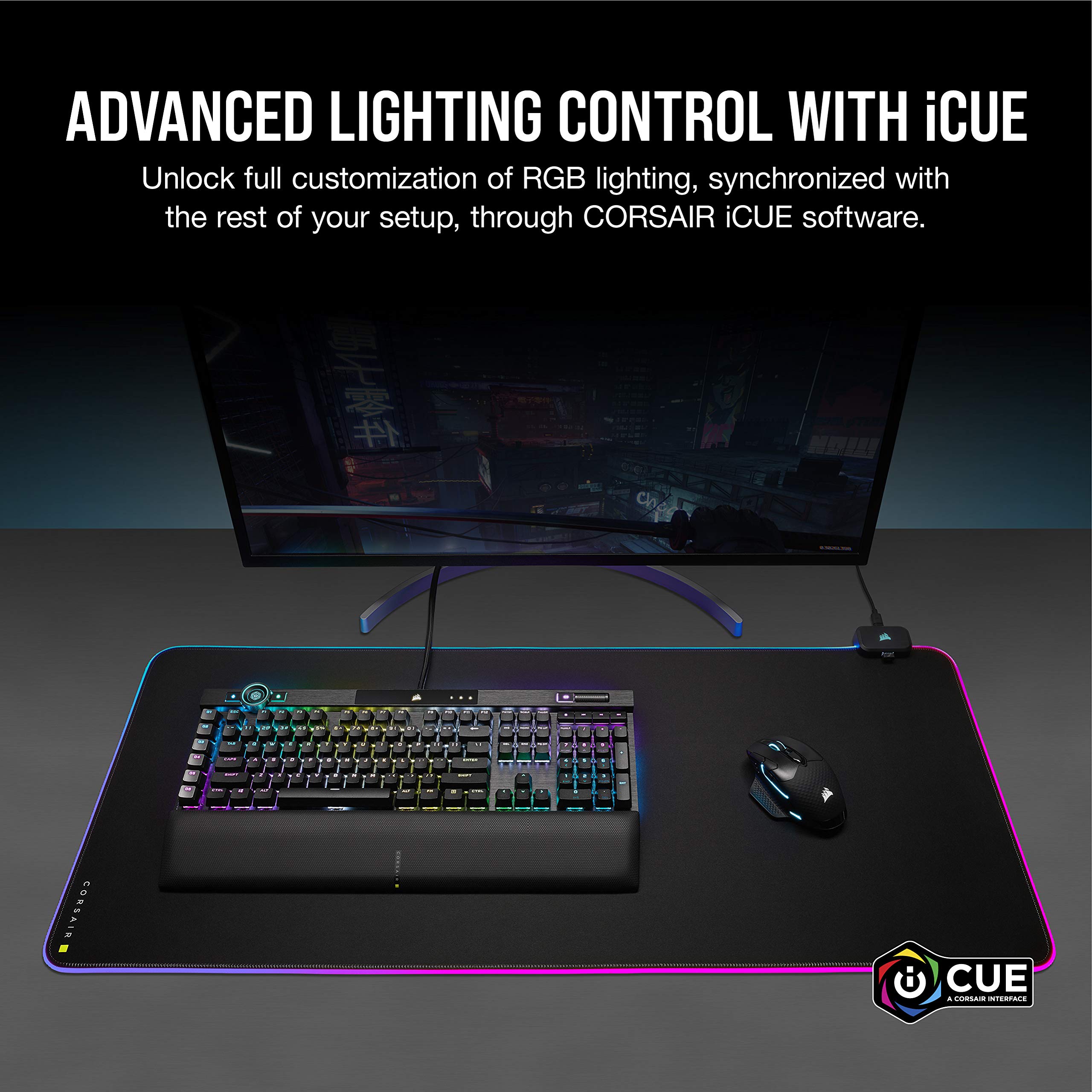 corsair-mm700-rgb-extended-cloth-mouse-pad-36-6-x-15-8-360-rgb-lighting-2-port-u image 7