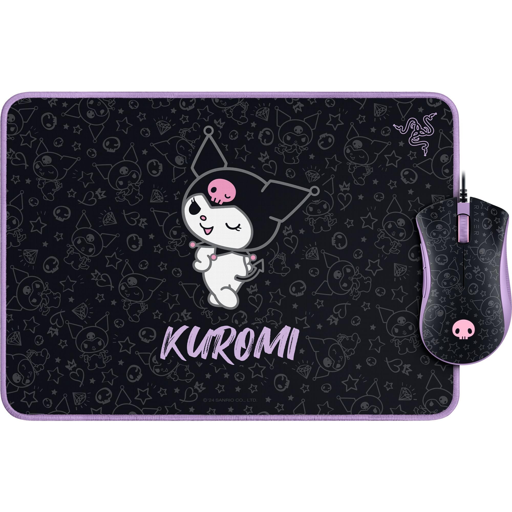razer-deathadder-essential-gaming-mouse-and-goliathus-soft-gaming-mouse-mat-bund image 1