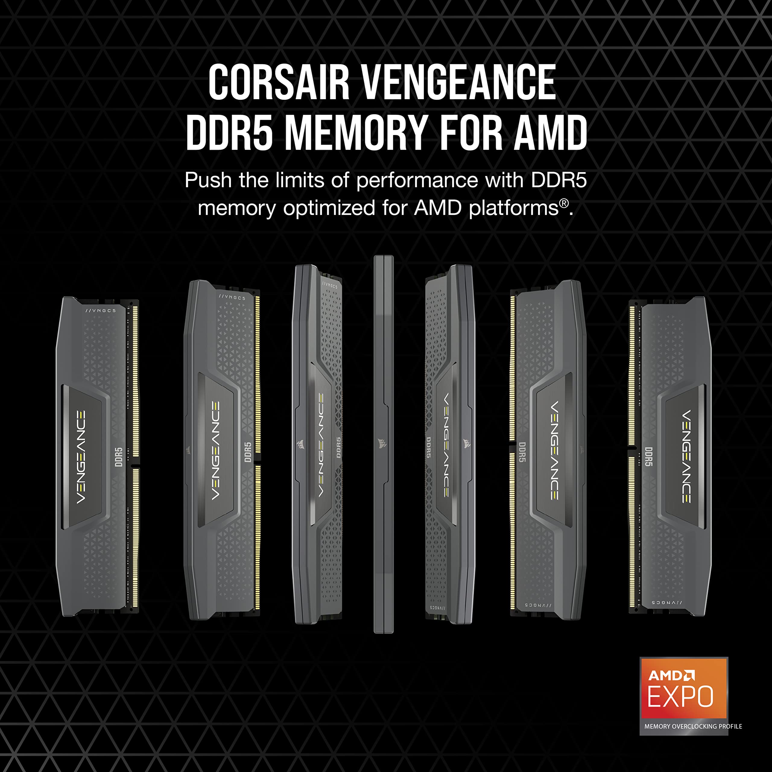 corsair-vengeance-ddr5-ram-32gb-2x16gb-6000mhz-cl36-amd-expo-intel-xmp-3-0-icue- image 2