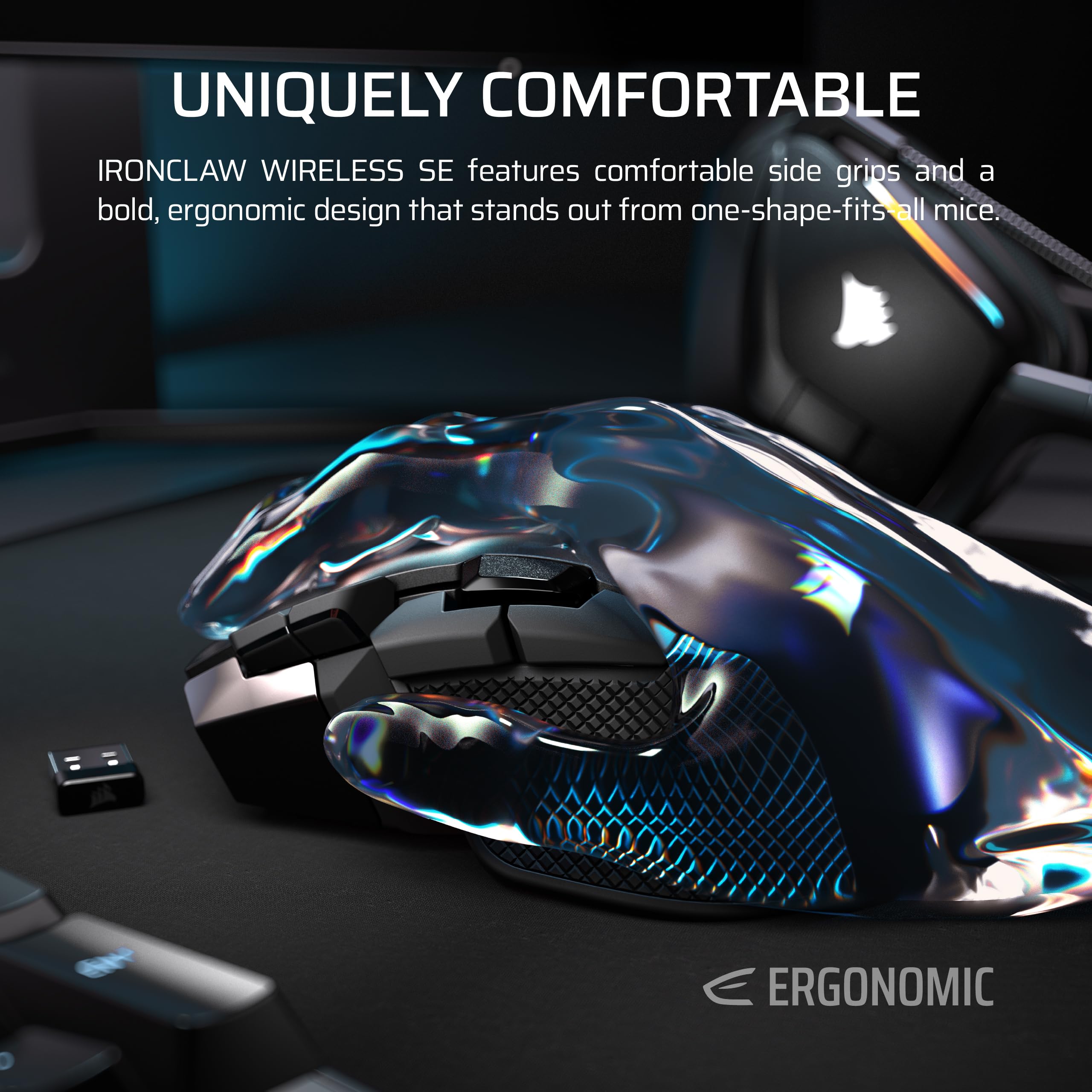 corsair-ironclaw-wireless-se-gaming-mouse-26-000-dpi-ergonomic-for-larger-hands- image 3