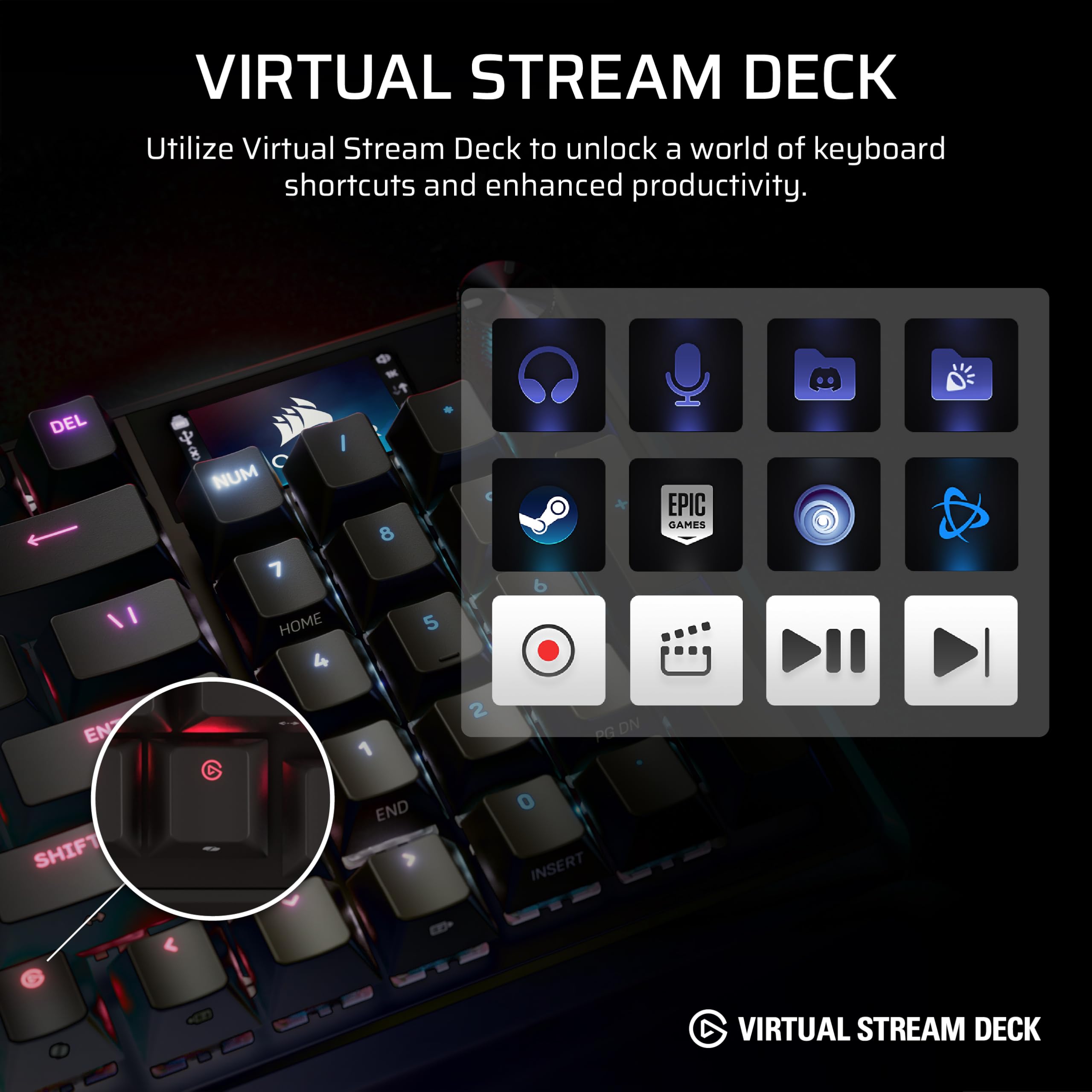 corsair-vanguard-96-wireless-mechanical-gaming-keyboard-qwerty-us-96-layout-hot- image 7