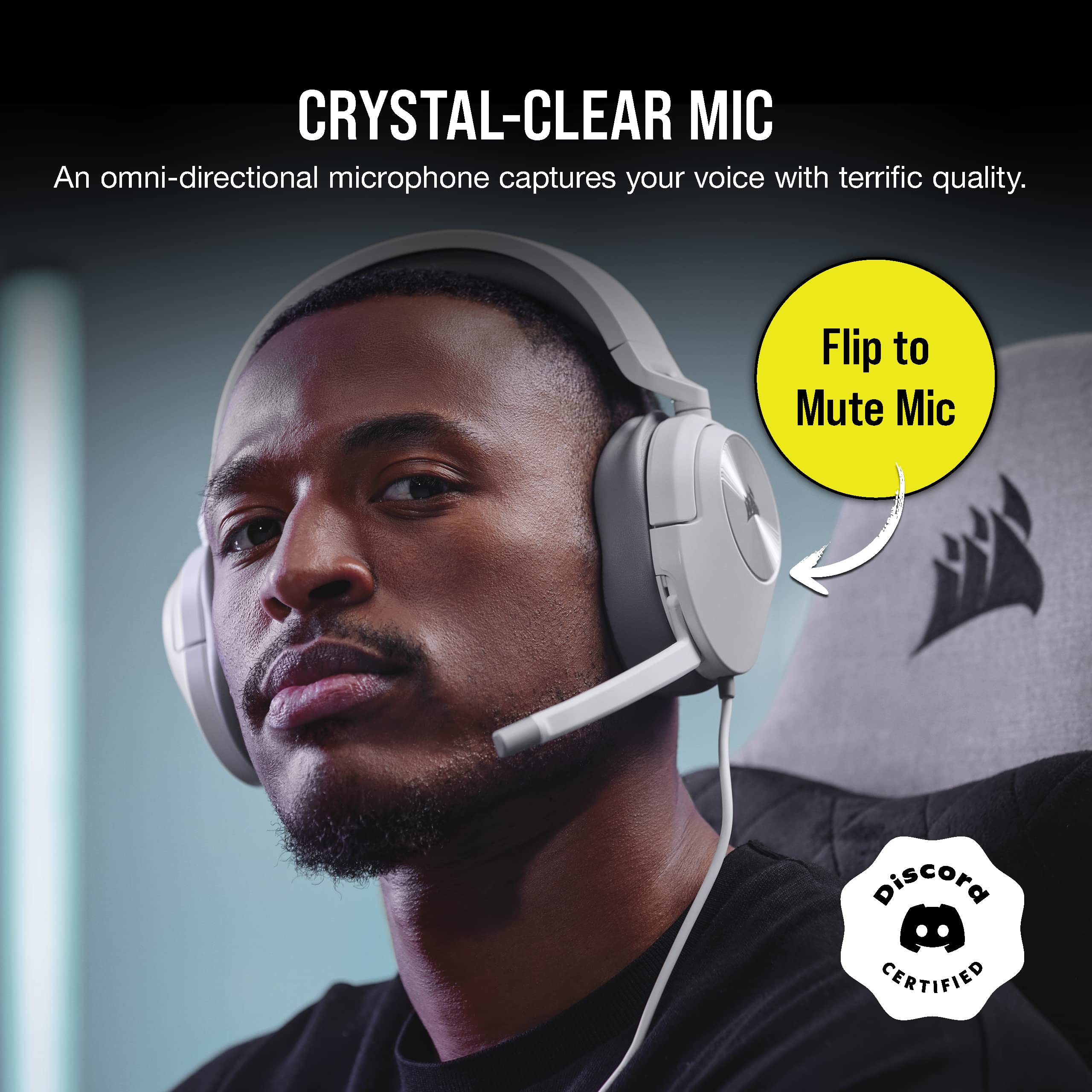 corsair-hs55-surround-v2-gaming-headset-dolby-atmos-lightweight-246g-multiplatfo image 3