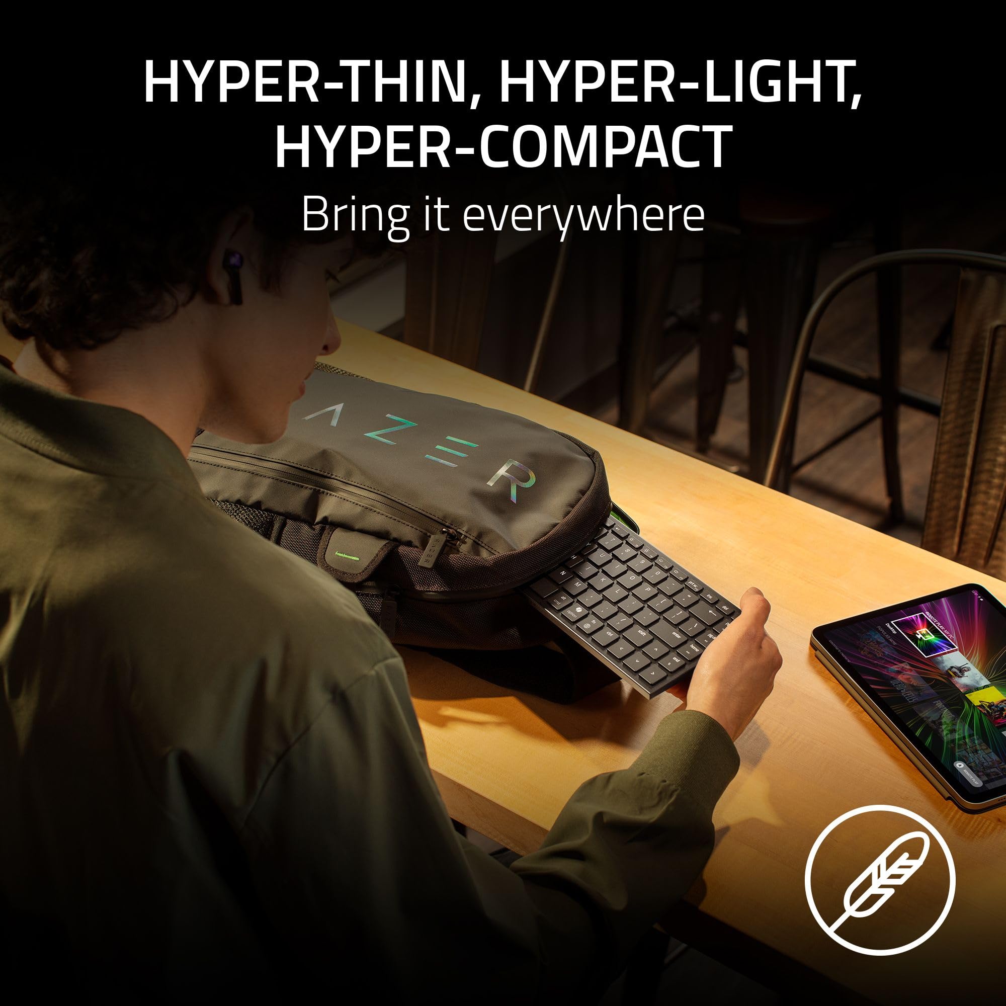 razer-joro-wireless-gaming-keyboard-compact-75-low-profile-bluetooth-5-0-usb-c-r image 3