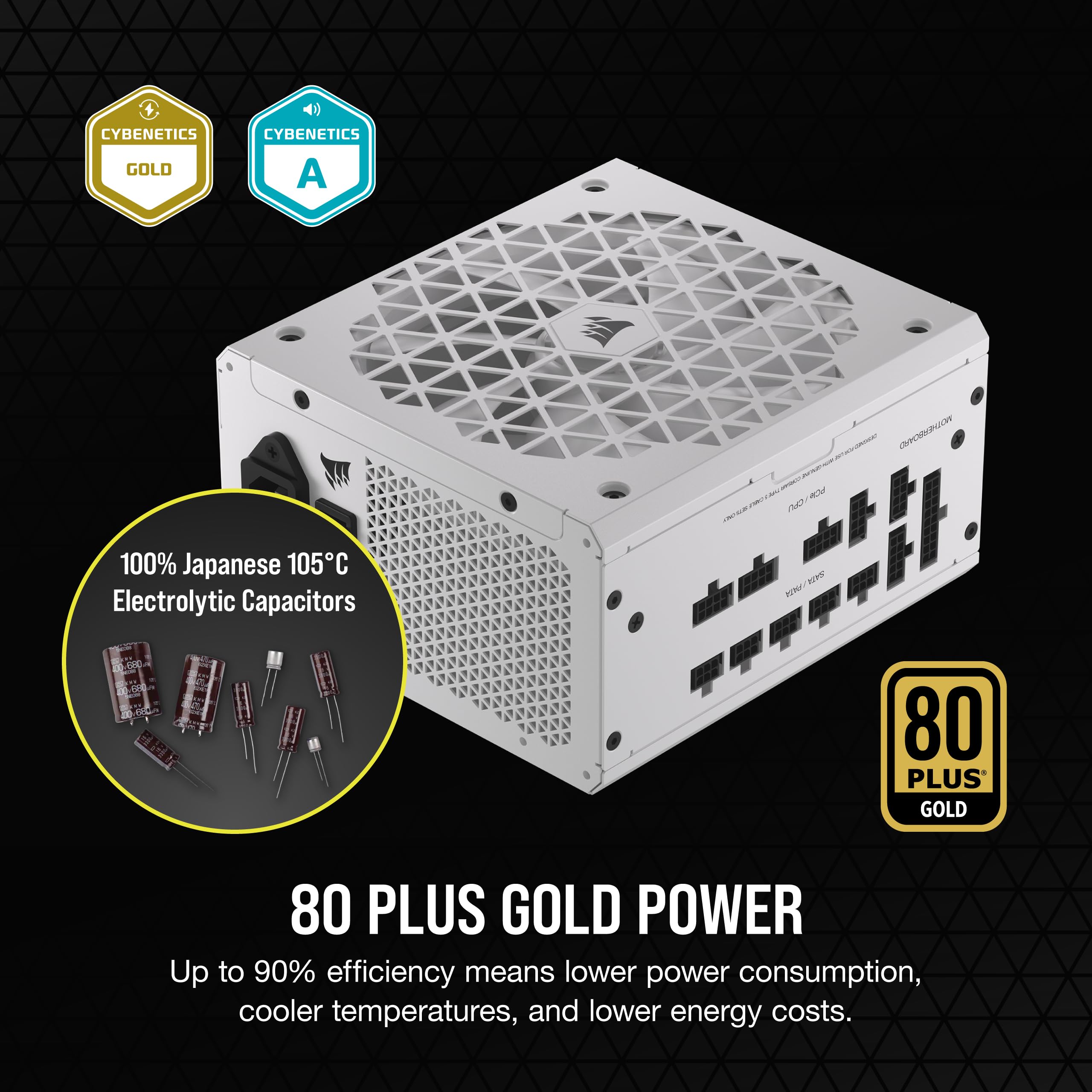 corsair-rm850x-shift-850w-fully-modular-atx-power-supply-white-atx-3-1-pcie-5-1 image 5
