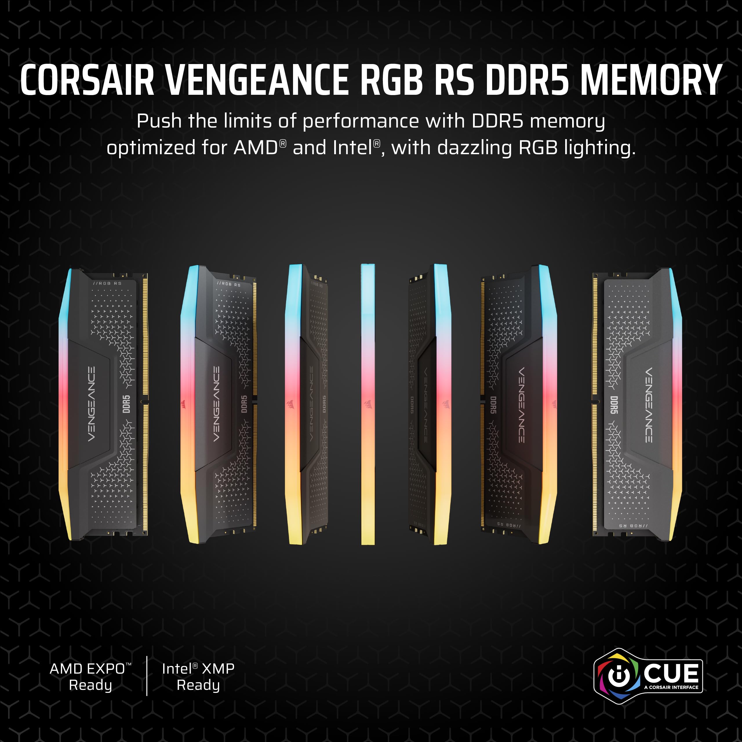 corsair-vengeance-rgb-rs-ddr5-ram-32gb-2x16gb-6000mhz-cl36-memory-kit-gray image 2