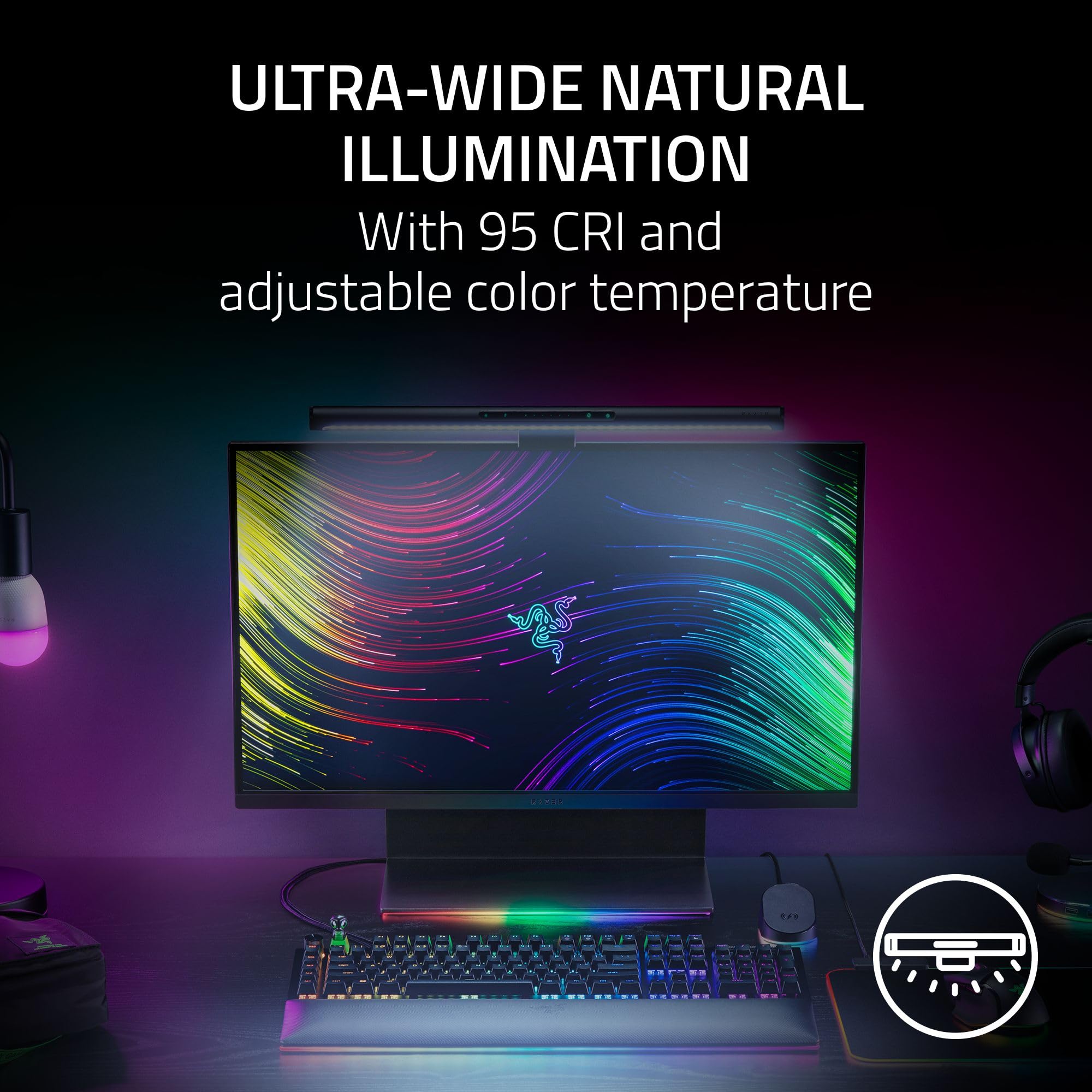 razer-aether-monitor-led-light-bar-front-back-lighting-chroma-rgb-works-with-ale image 3