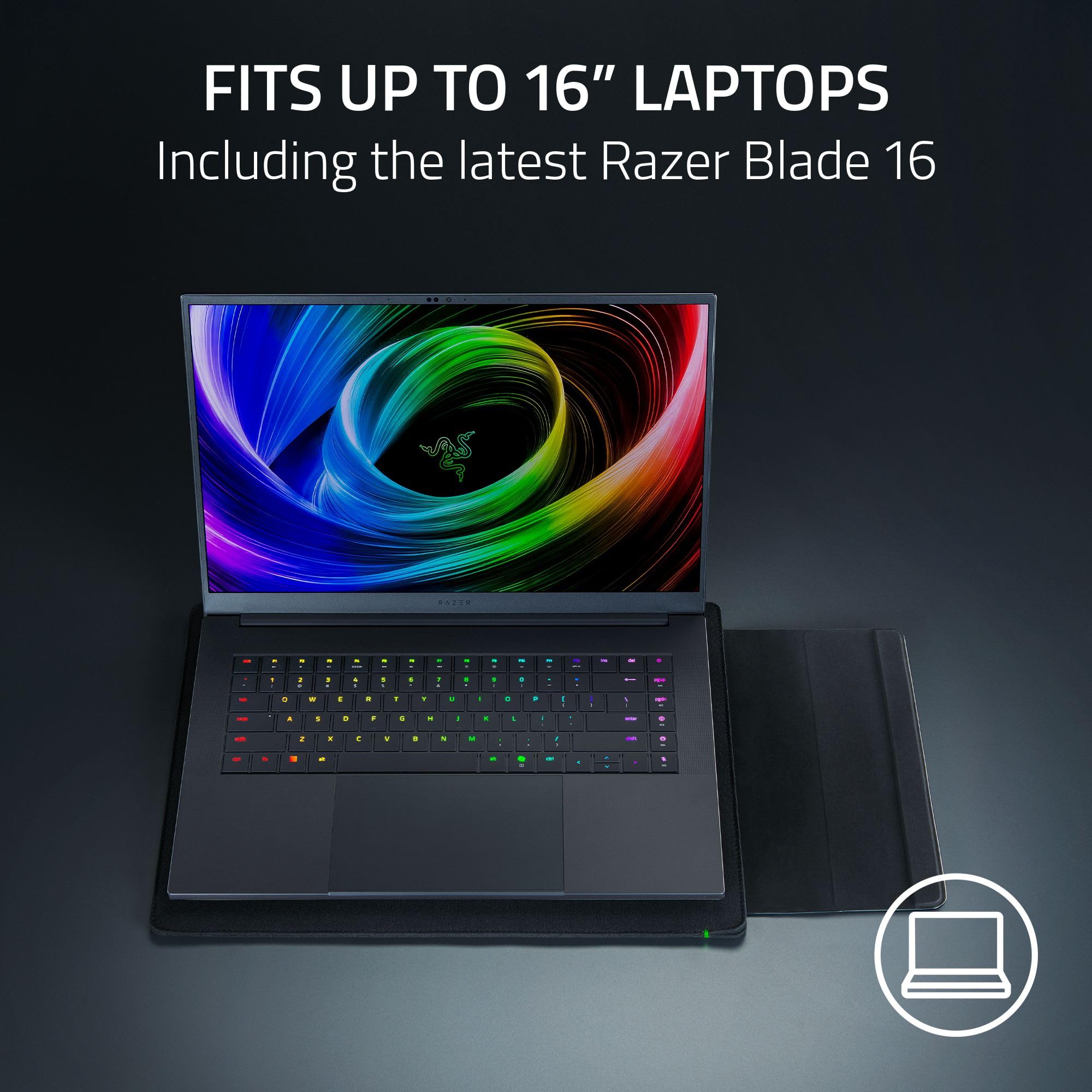 razer-16-laptop-sleeve-padded-protective-sleeve-magnetic-closure-slim-travel-des image 2