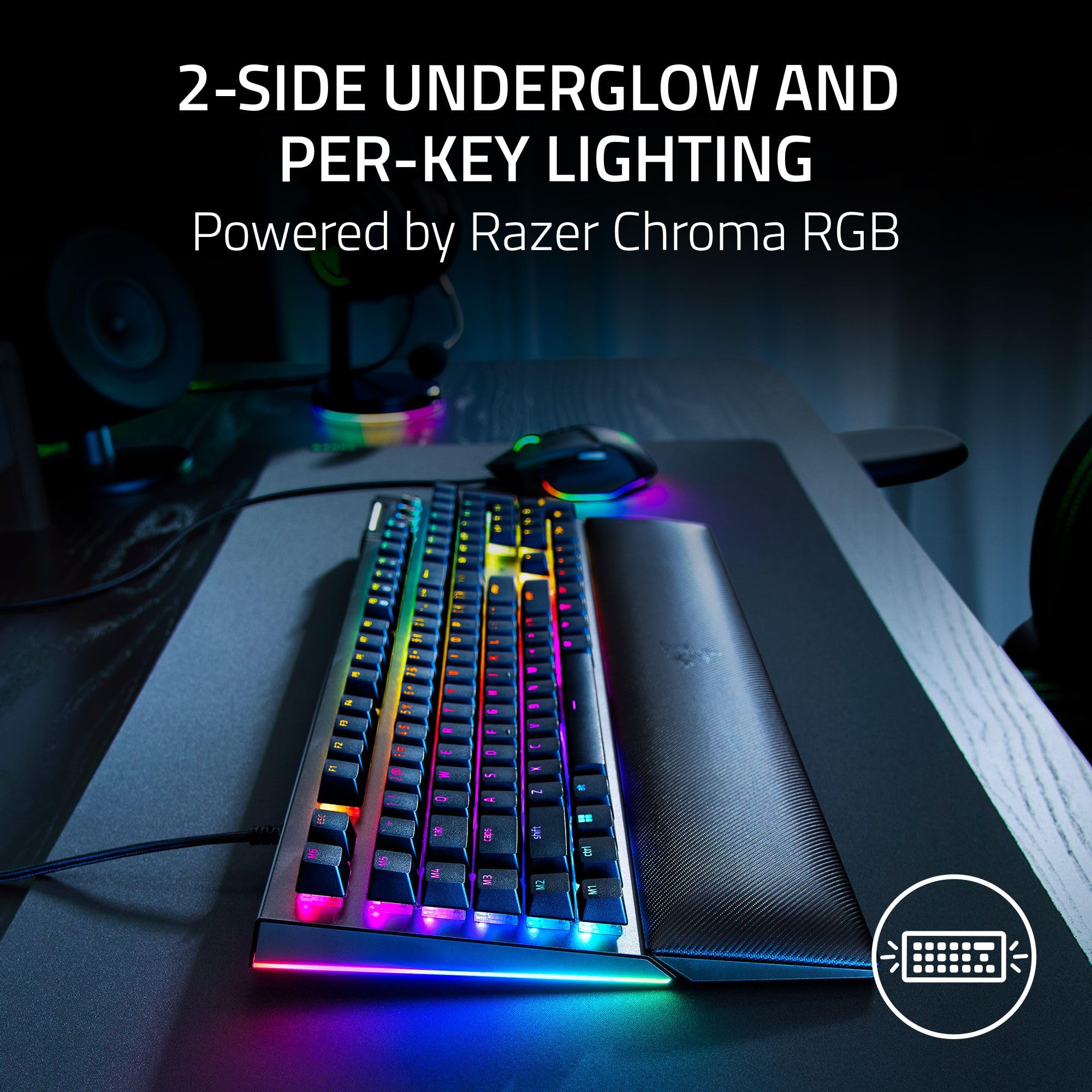 razer-blackwidow-v4-mechanical-gaming-keyboard-yellow-switches-chroma-rgb-macro- image 3
