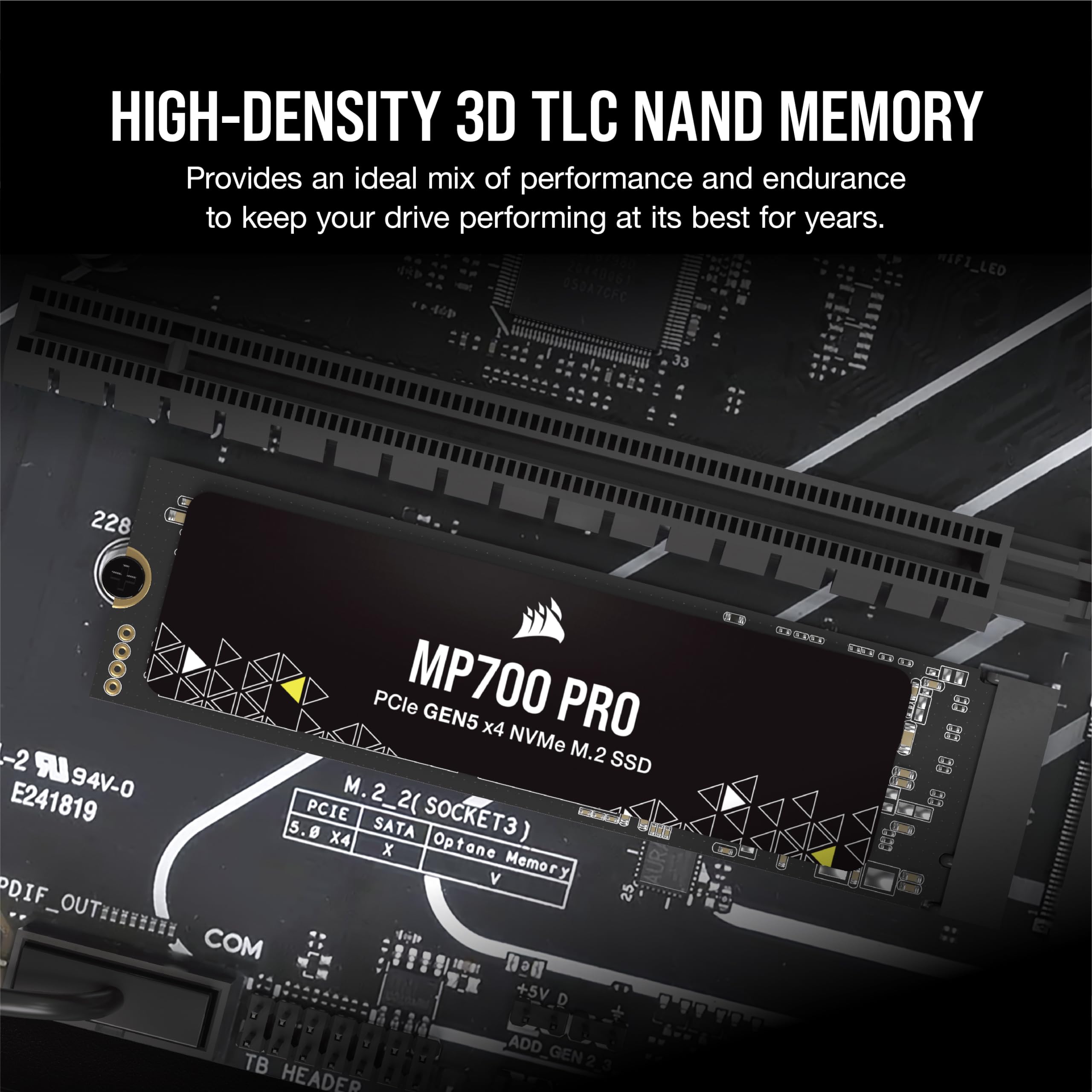 corsair-mp700-pro-1tb-m-2-pcie-gen5-x4-nvme-2-0-ssd-up-to-11-700mb-s-read-high-d image 5