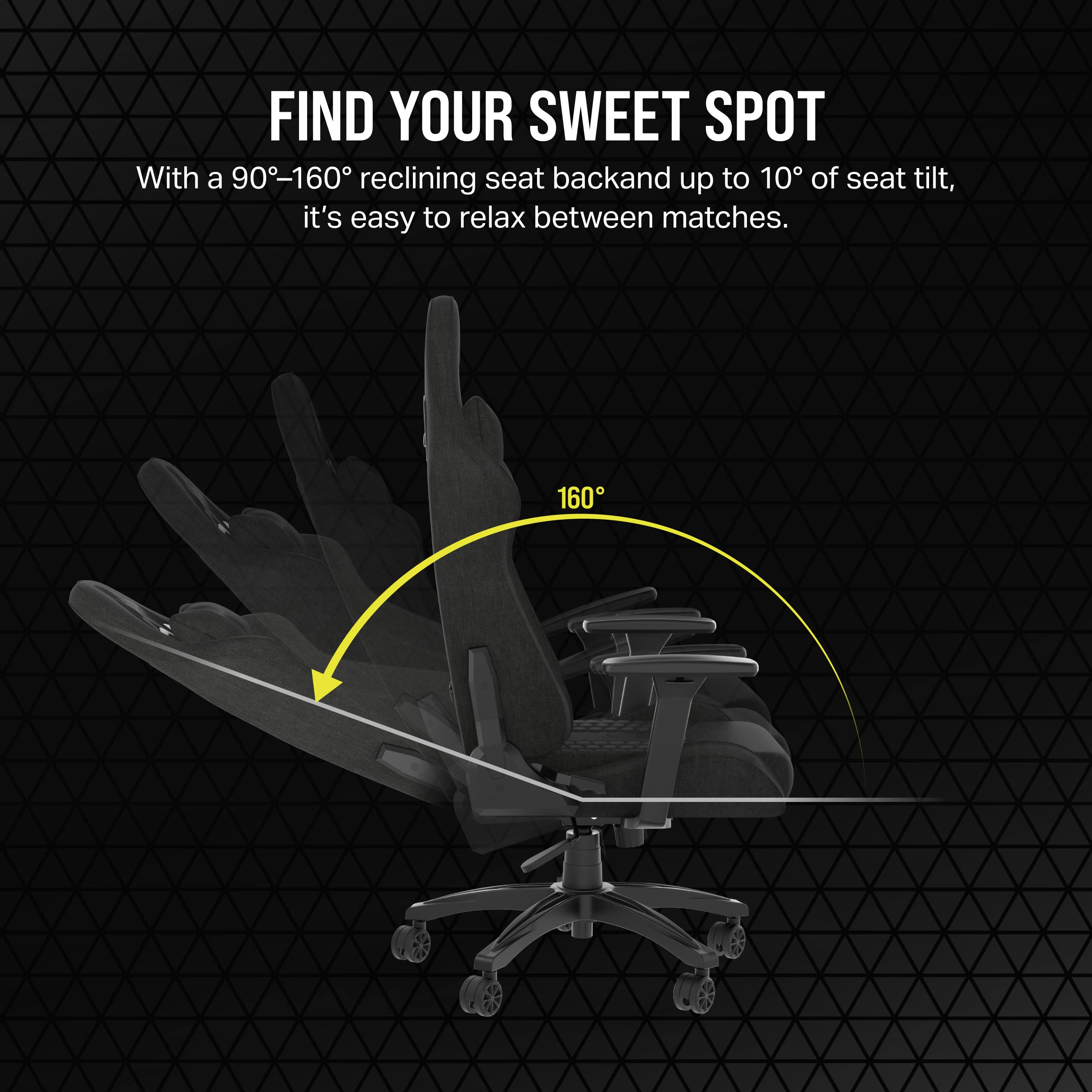 corsair-tc100-relaxed-gaming-chair-fabric-racing-inspired-wider-seat-lumbar-memo image 5