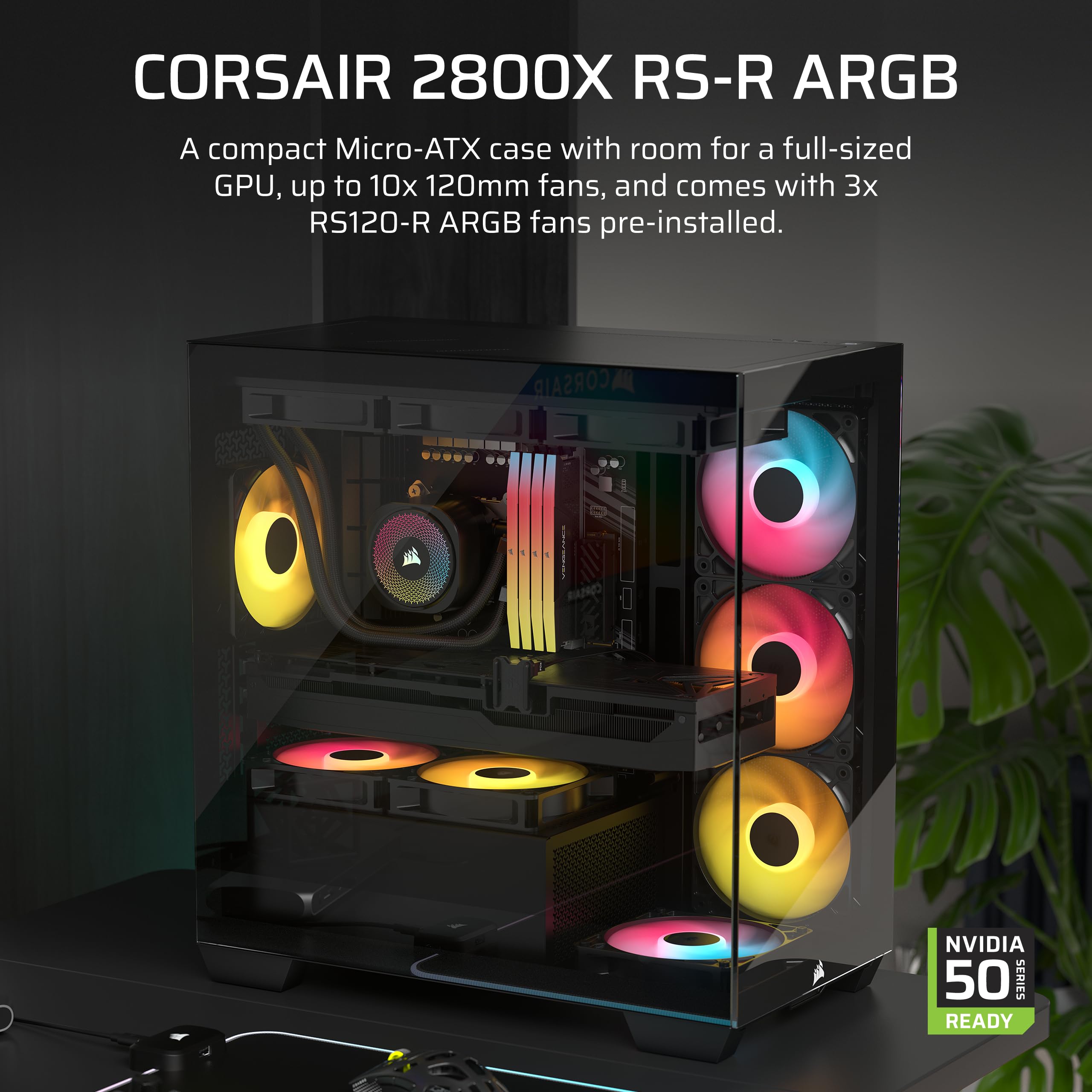 corsair-2800x-rs-r-reverse-fan-argb-micro-atx-pc-case-3x-rs120-r-fans-included-p image 2