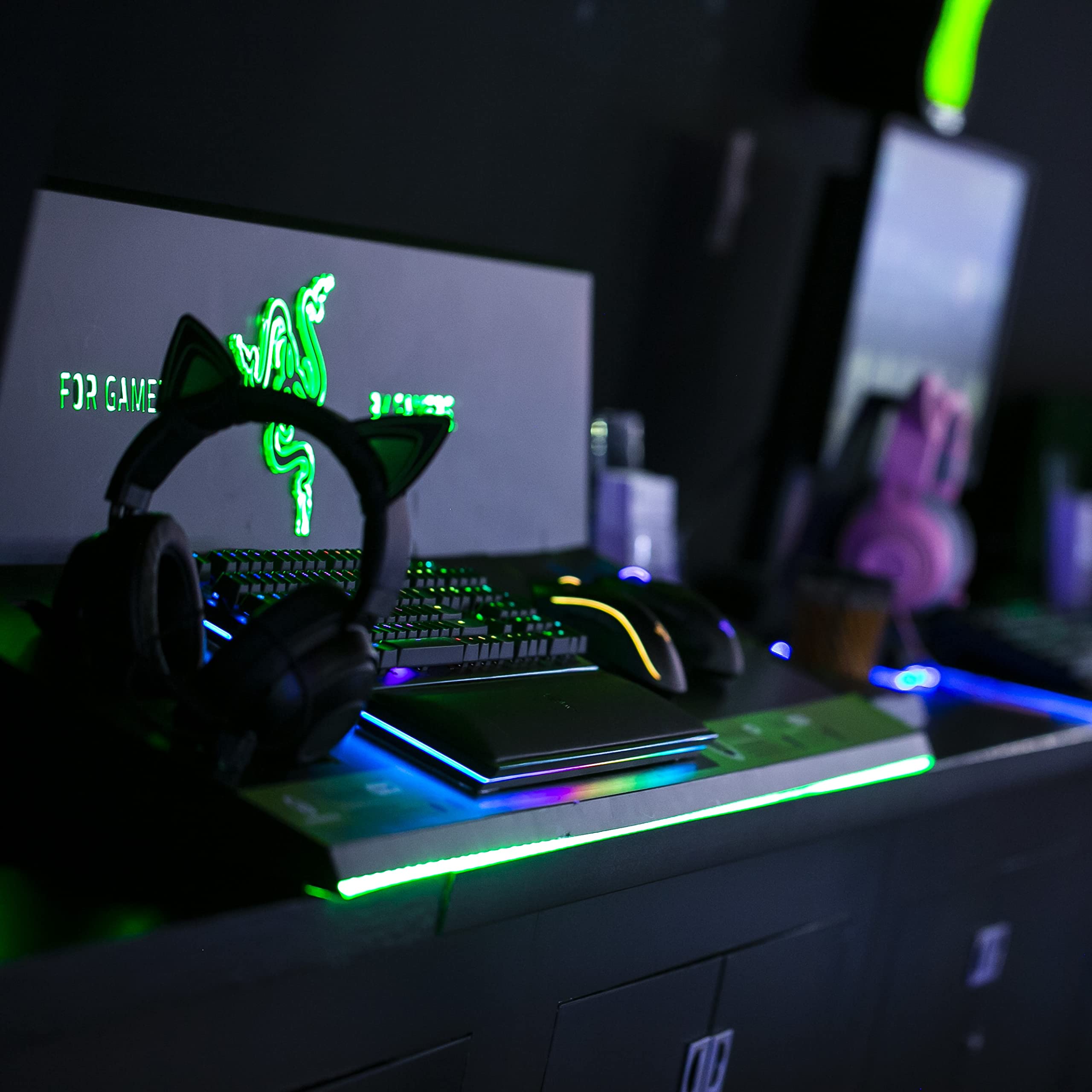 razer-kitty-ears-for-kraken-headsets-quartz-pink image 7