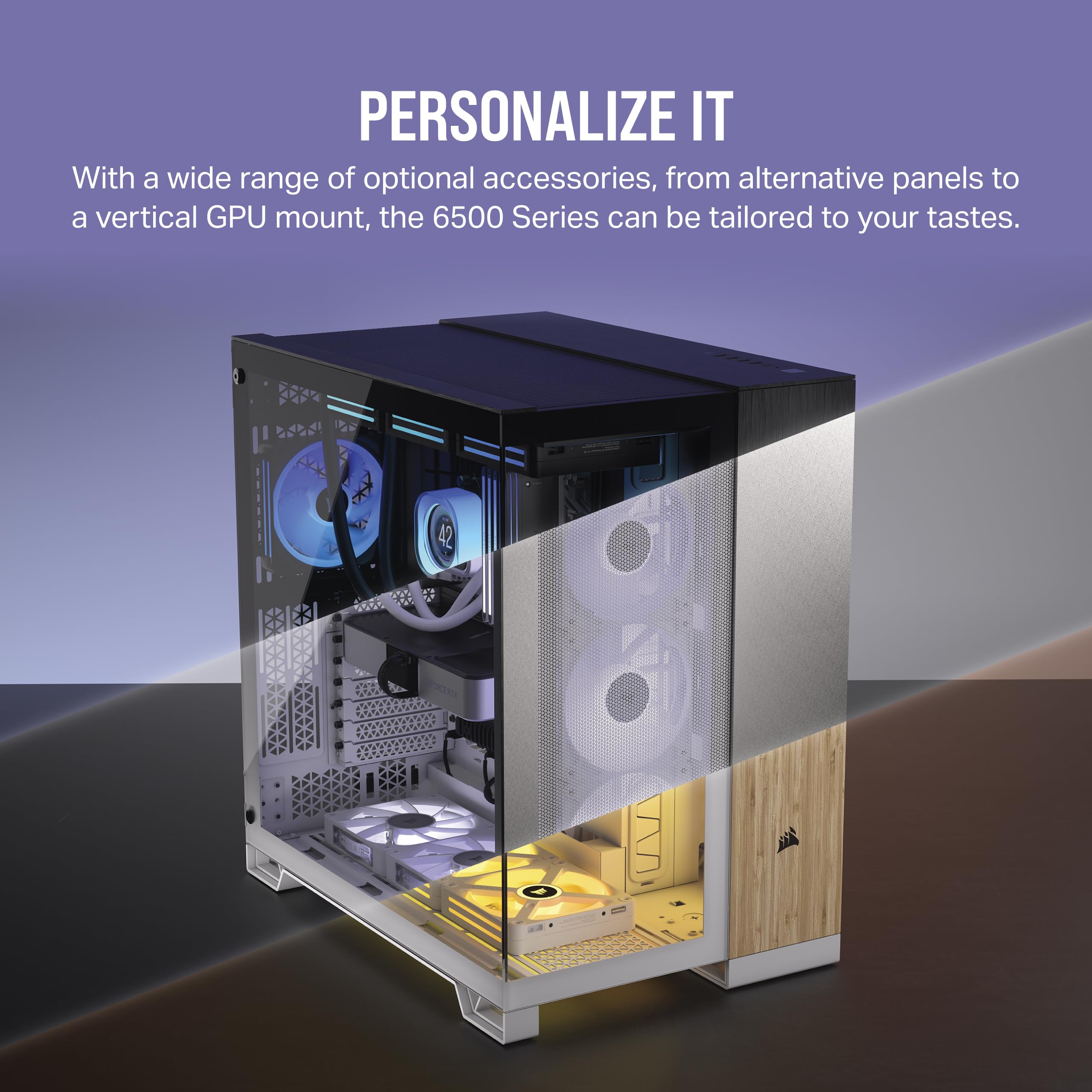 corsair-icue-link-6500x-rgb-mid-tower-atx-pc-case-panoramic-tempered-glass-rever image 8