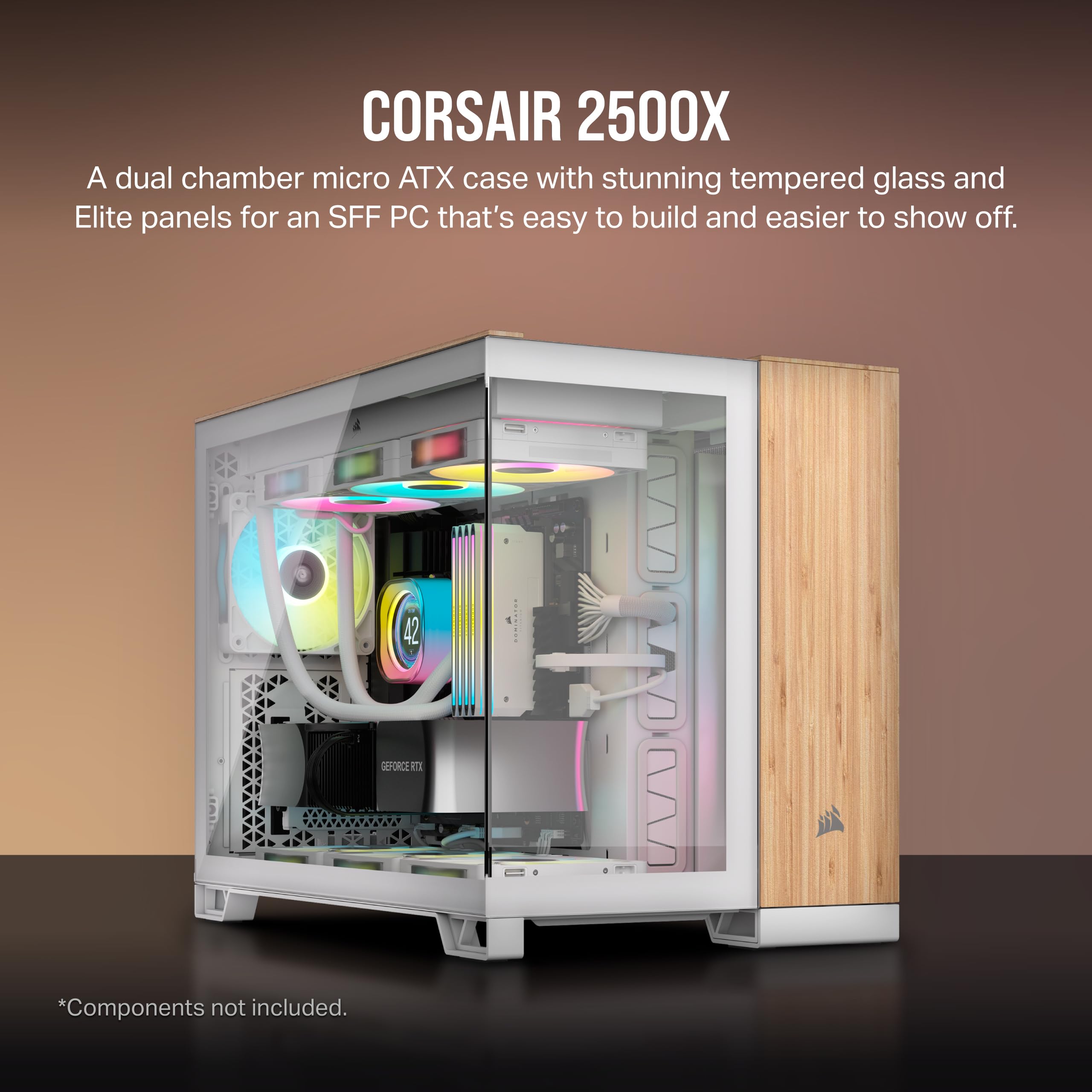 corsair-2500x-small-tower-matx-dual-chamber-pc-case-panoramic-tempered-glass-rev image 2