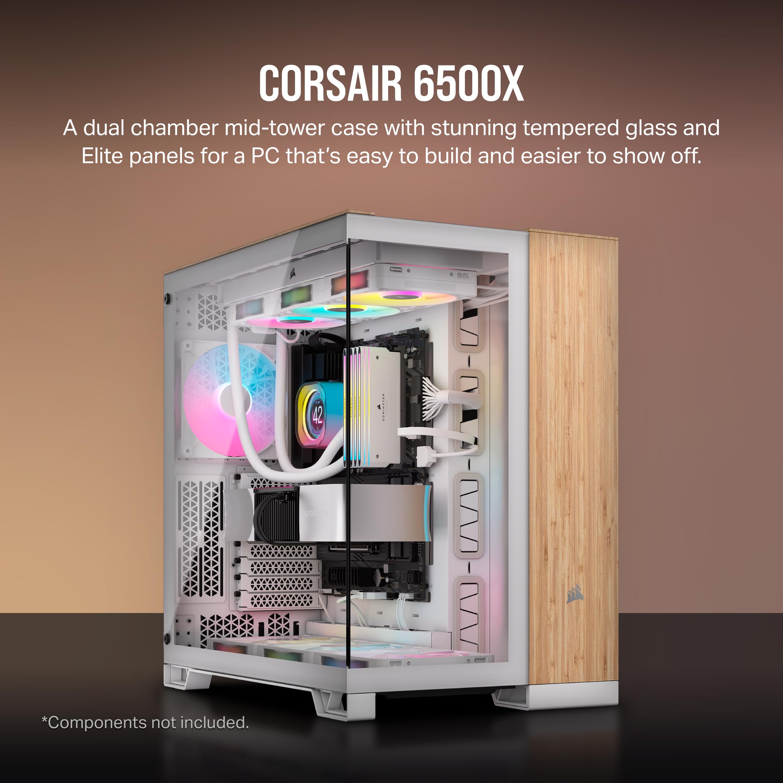 corsair-6500x-mid-tower-atx-dual-chamber-pc-case-panoramic-tempered-glass-revers-2 image 2