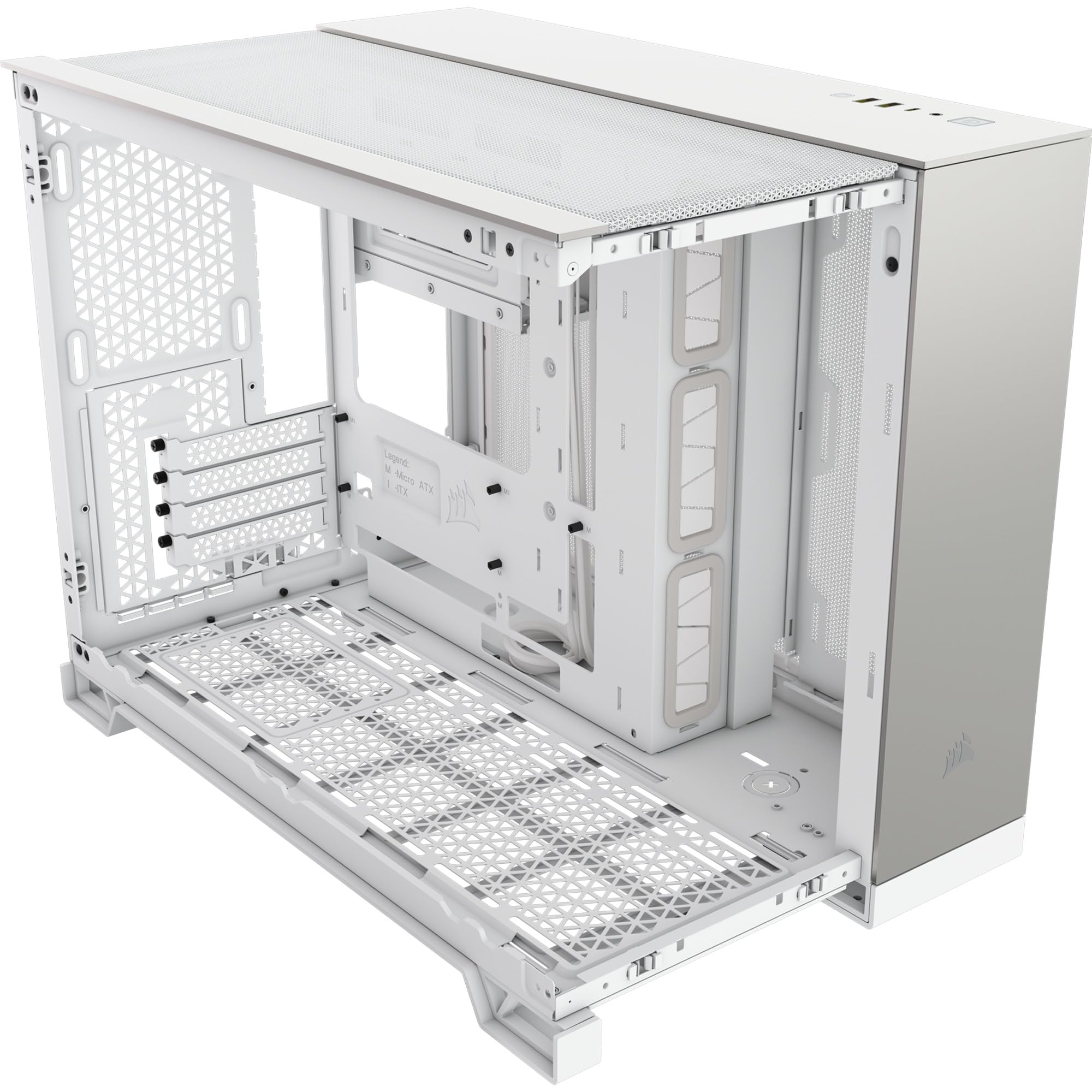 corsair-2500x-small-tower-matx-pc-case-panoramic-tempered-glass-dual-chamber-whi image 6