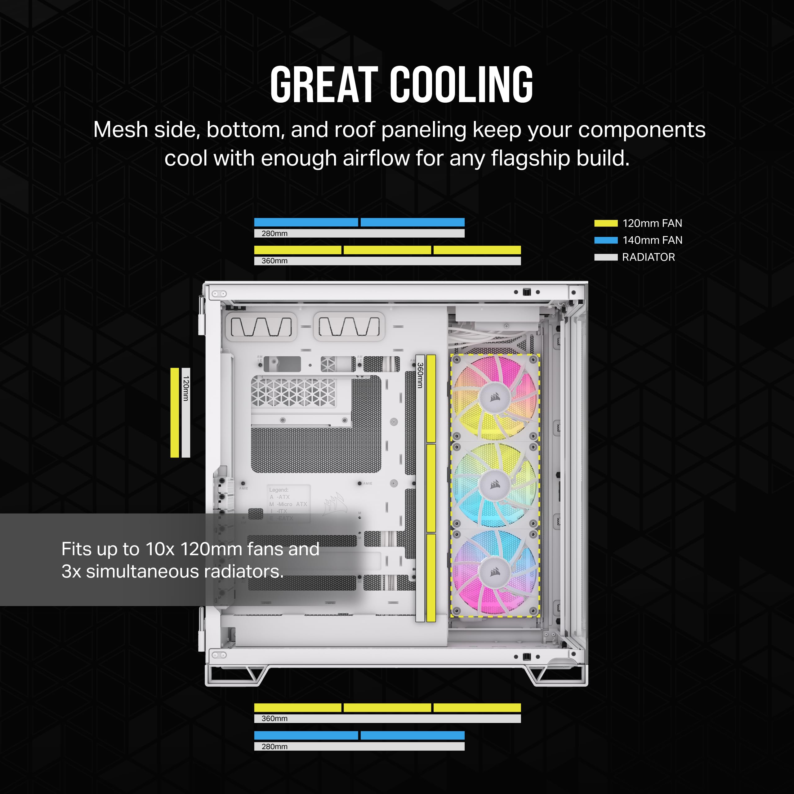 corsair-icue-link-6500x-rgb-mid-tower-atx-pc-case-panoramic-tempered-glass-rever image 6