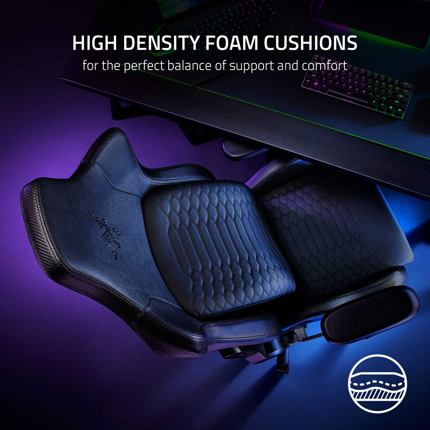 razer-iskur-gaming-chair-with-adjustable-lumbar-support-multi-layered-synthetic- image 6
