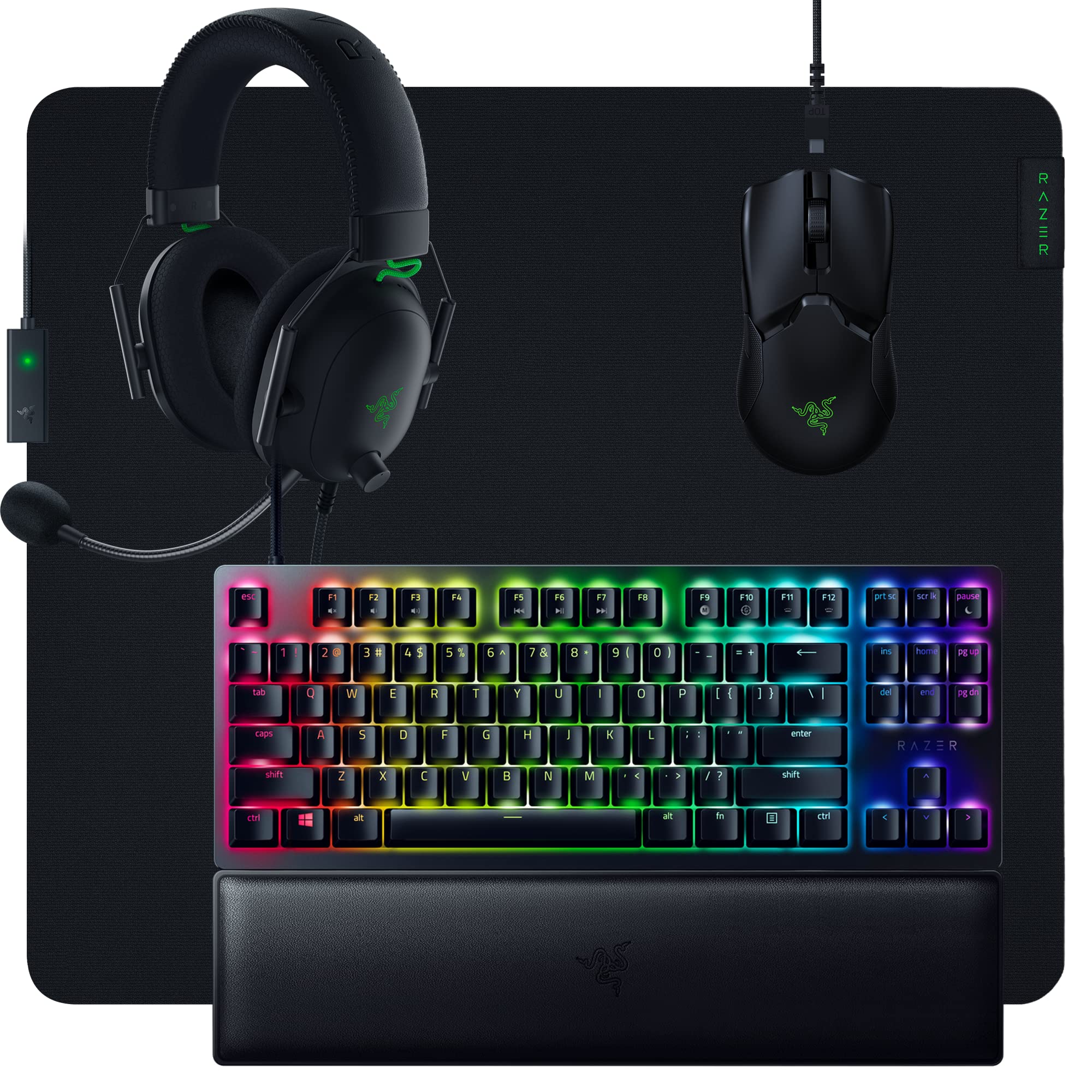 razer-gaming-bundle-huntsman-v2-tkl-keyboard-blackshark-v2-headset-viper-ultimat image 1