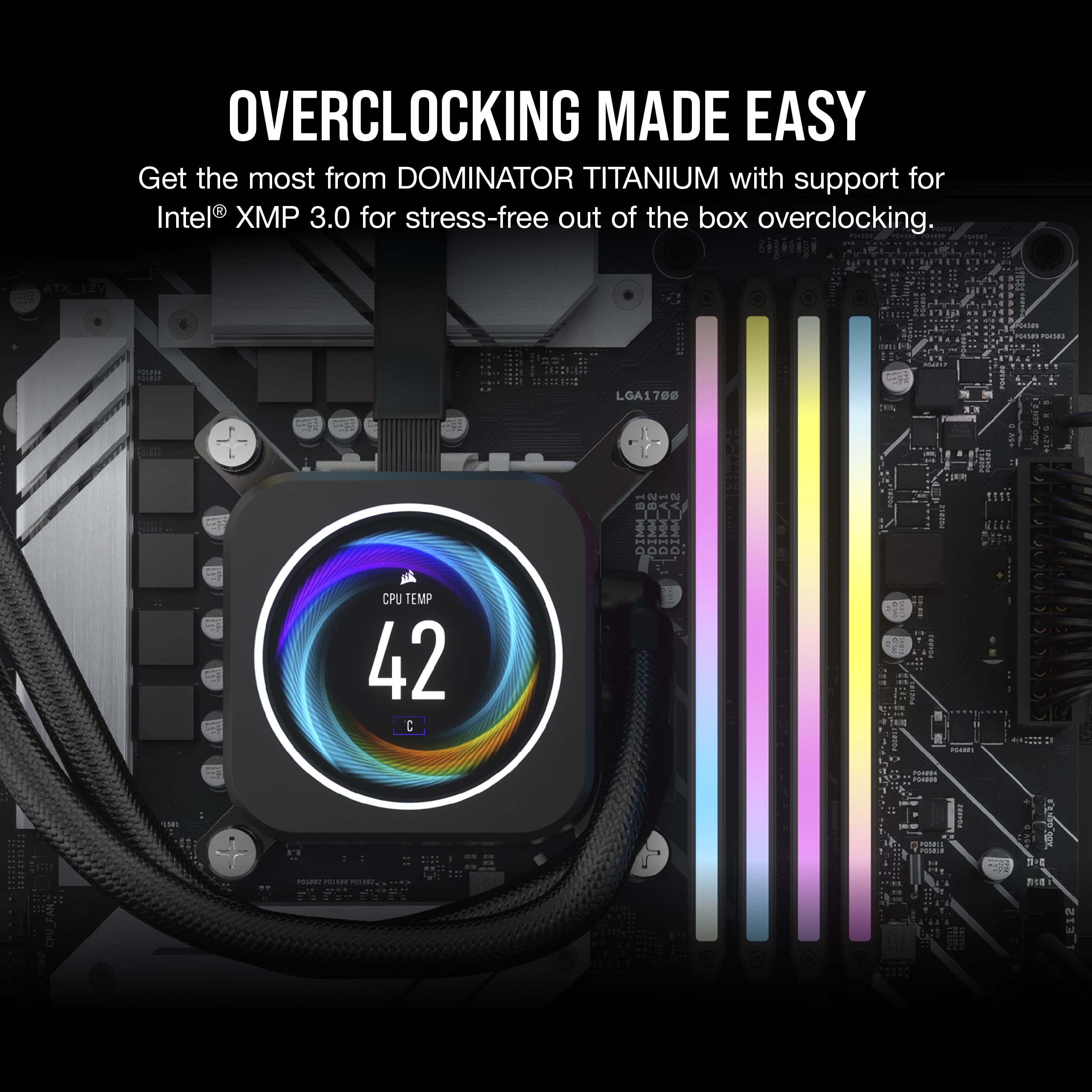 corsair-dominator-titanium-rgb-ddr5-ram-96gb-4x24gb-6400mhz-cl32 image 5