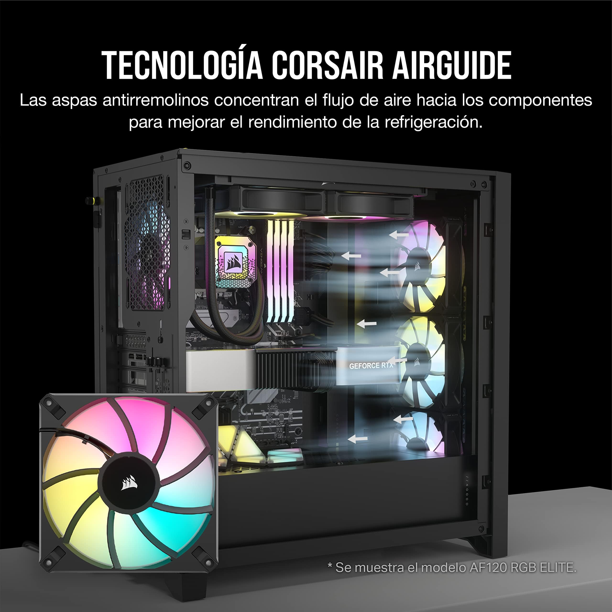 corsair-icue-af140-rgb-elite-140mm-pwm-dual-fan-kit-eight-rgb-leds-per-fan-airgu image 5