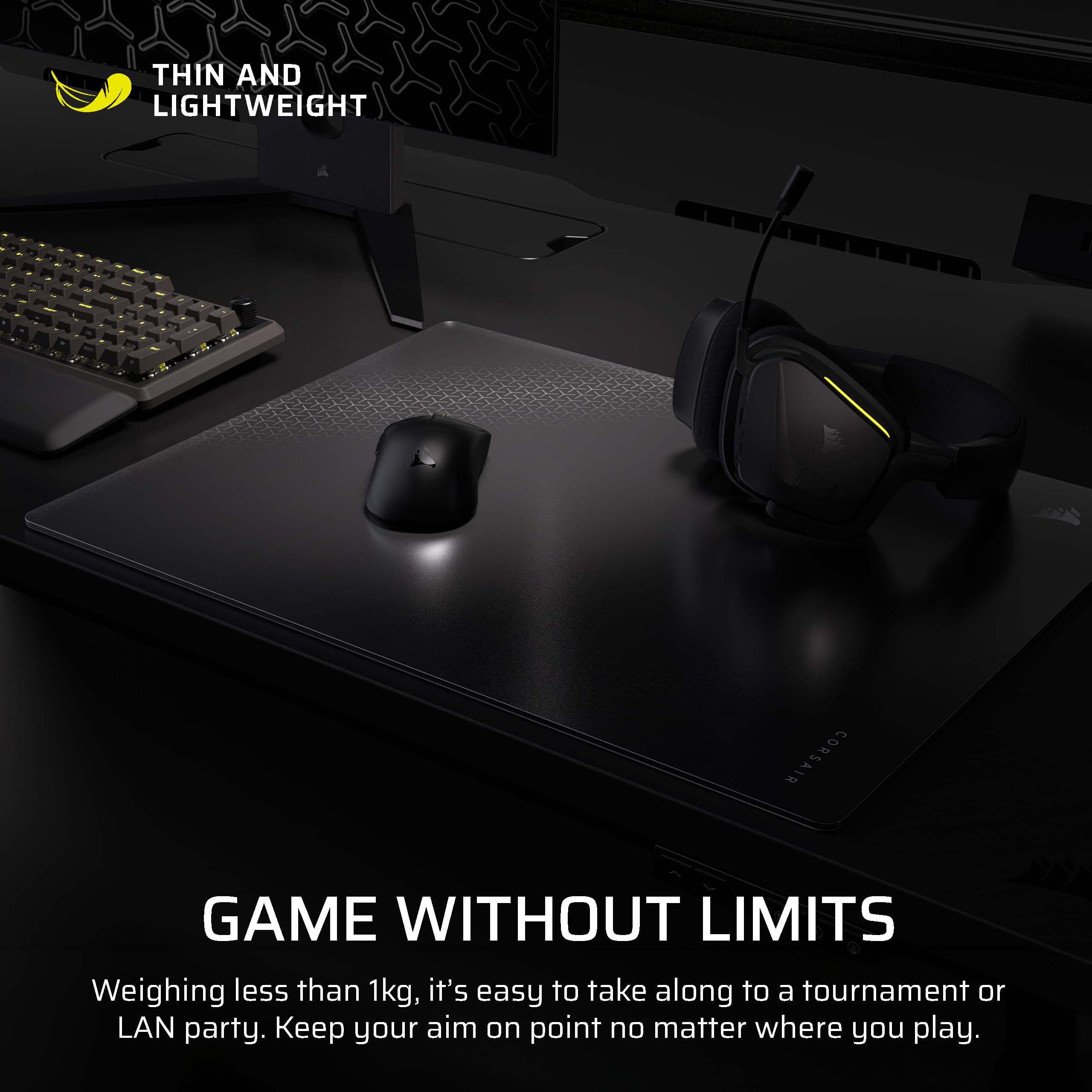 corsair-mm-glass-precision-gaming-mouse-pad-large-500-x-400mm image 7