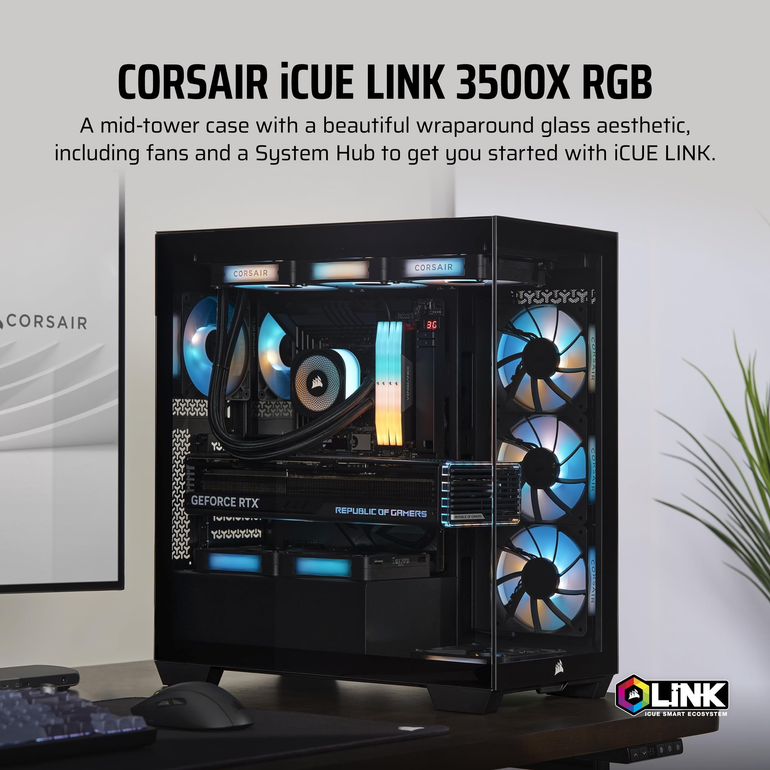 corsair-icue-link-3500x-rgb-mid-tower-atx-pc-case-panoramic-tempered-glass-rever image 2