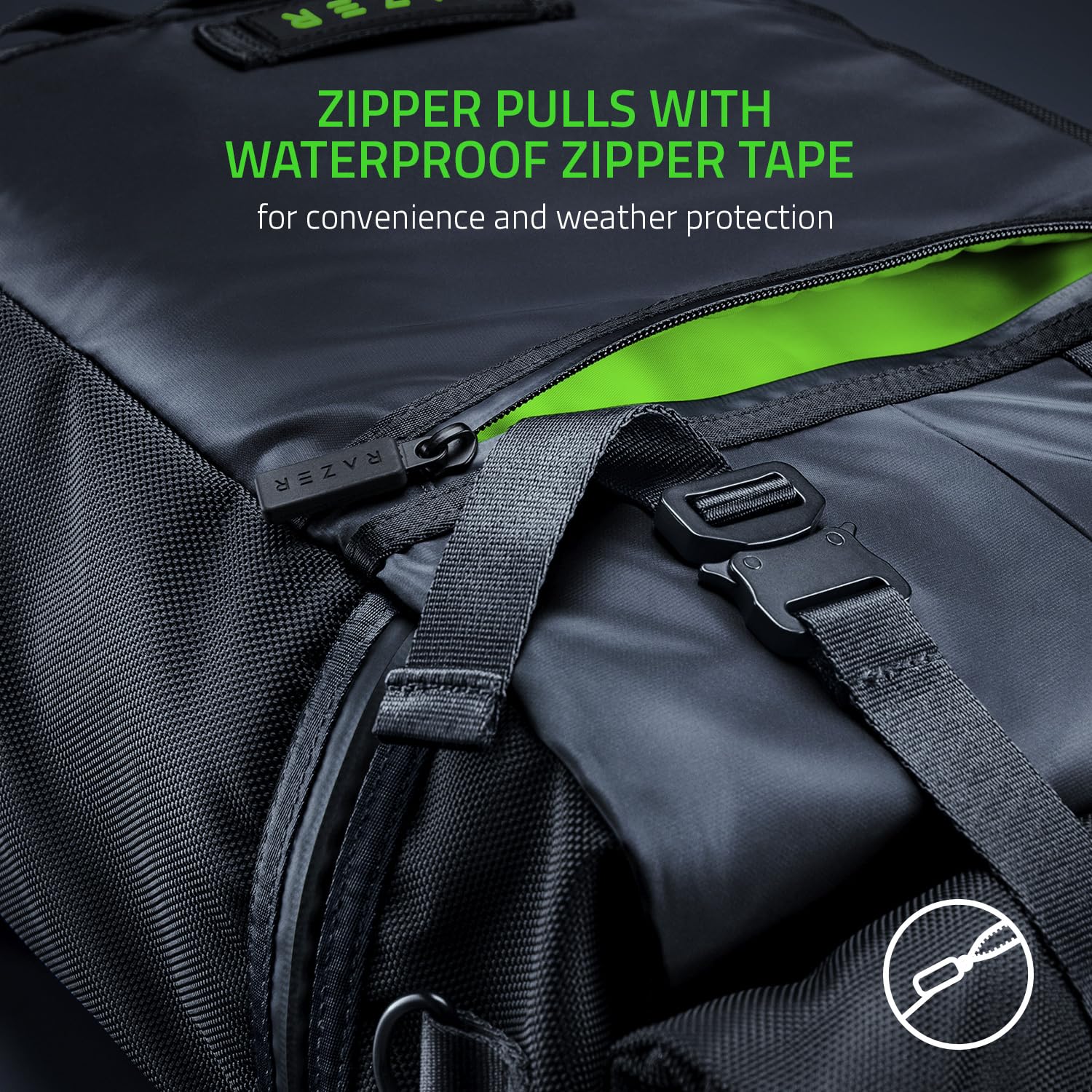 razer-recon-15-rolltop-backpack-water-abrasion-resistant-fits-15-laptops-waterpr image 5