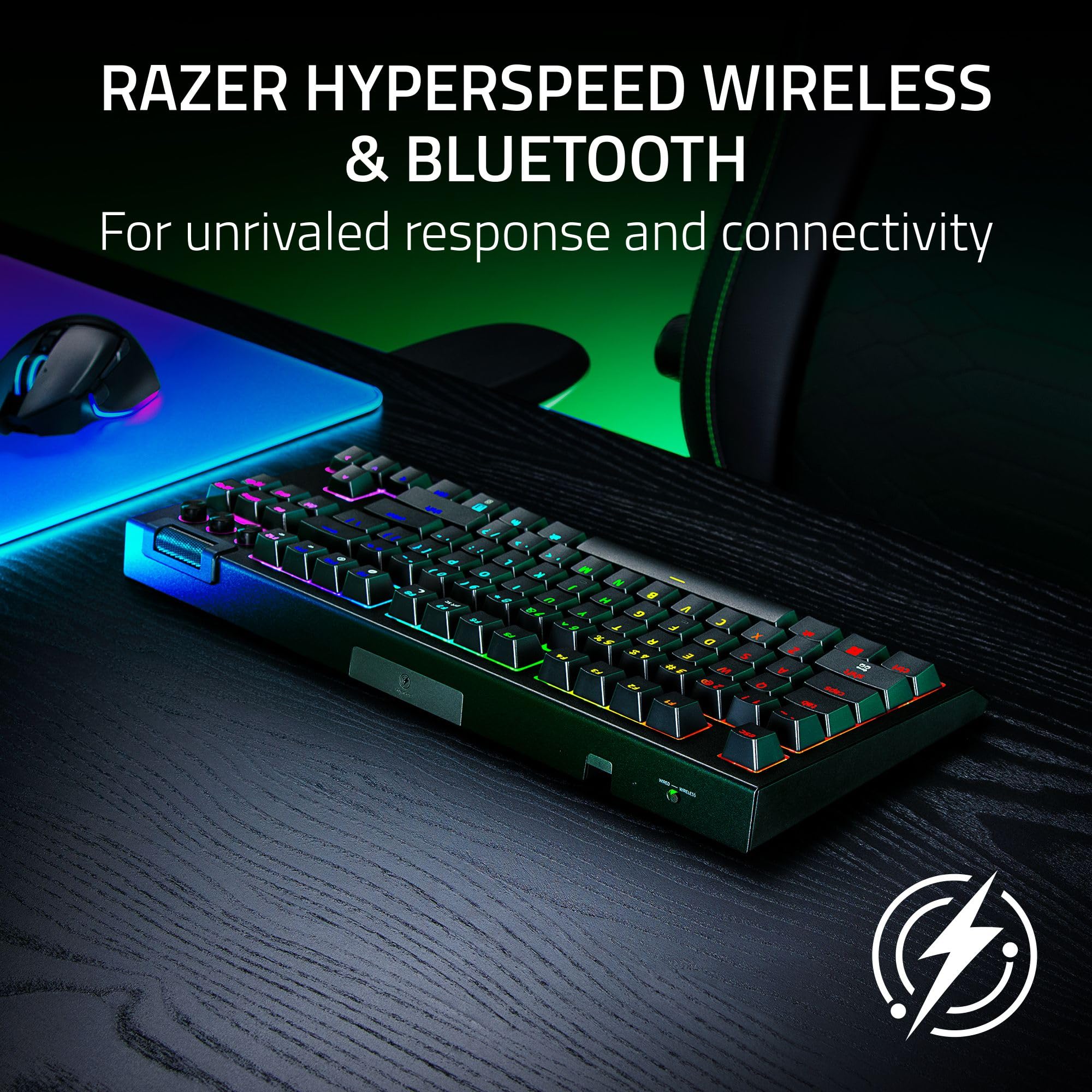 razer-blackwidow-v4-tkl-hyperspeed-wireless-hot-swappable-gaming-keyboard-orange image 2