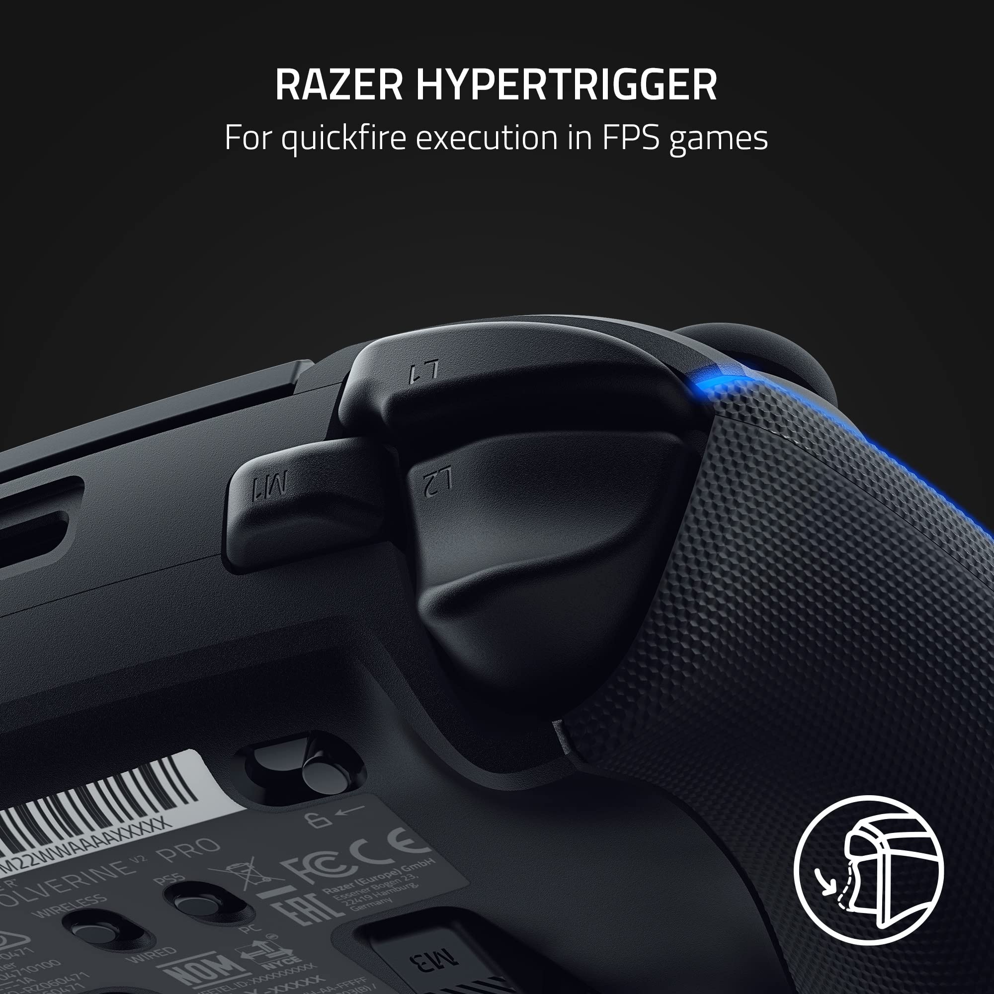 razer-wolverine-v2-pro-wireless-gaming-controller-for-ps5-pc-mecha-tactile-butto image 5