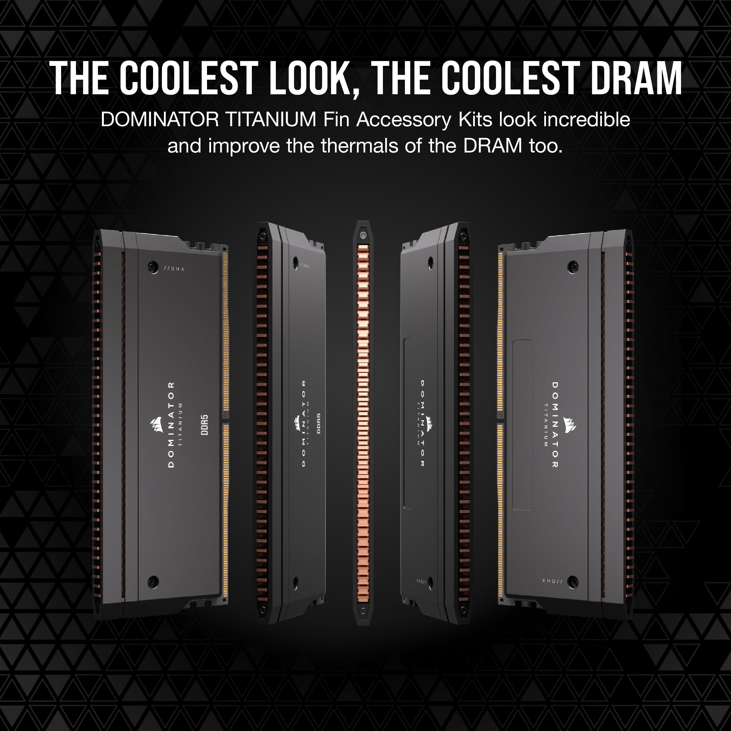 corsair-dominator-titanium-rgb-ddr5-fin-accessory-kit-black-pair-of-top-bars image 4
