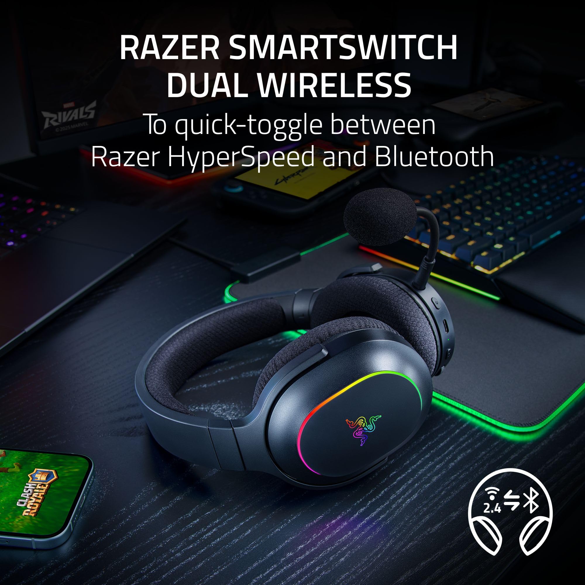 razer-barracuda-x-chroma-wireless-gaming-headset-2-4ghz-bluetooth-black image 2