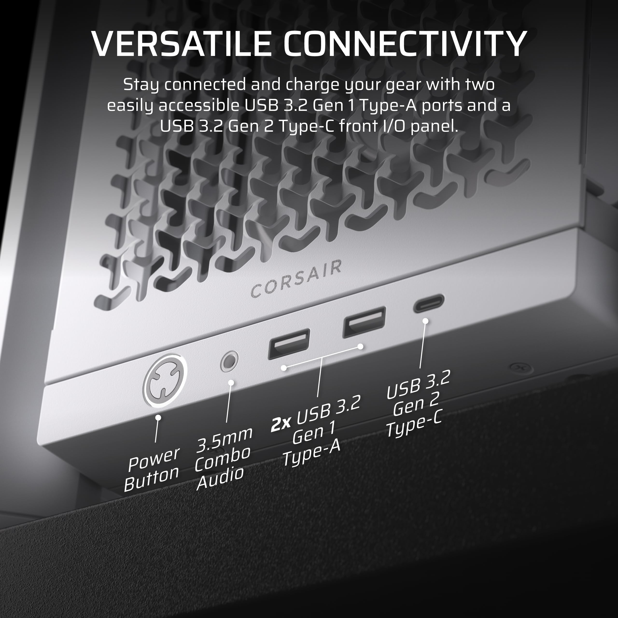 corsair-4000d-rs-frame-modular-high-airflow-mid-tower-pc-case-3x-rs-fans-infinir image 8