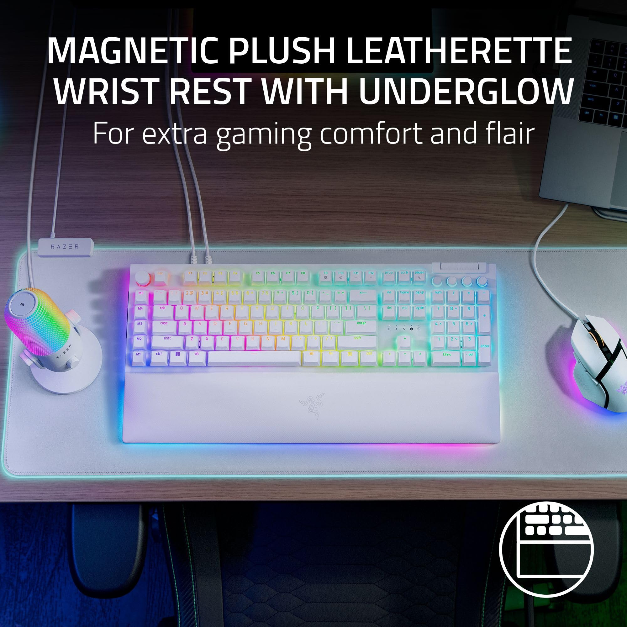 razer-blackwidow-v4-pro-wired-mechanical-gaming-keyboard-green-switches-command- image 5